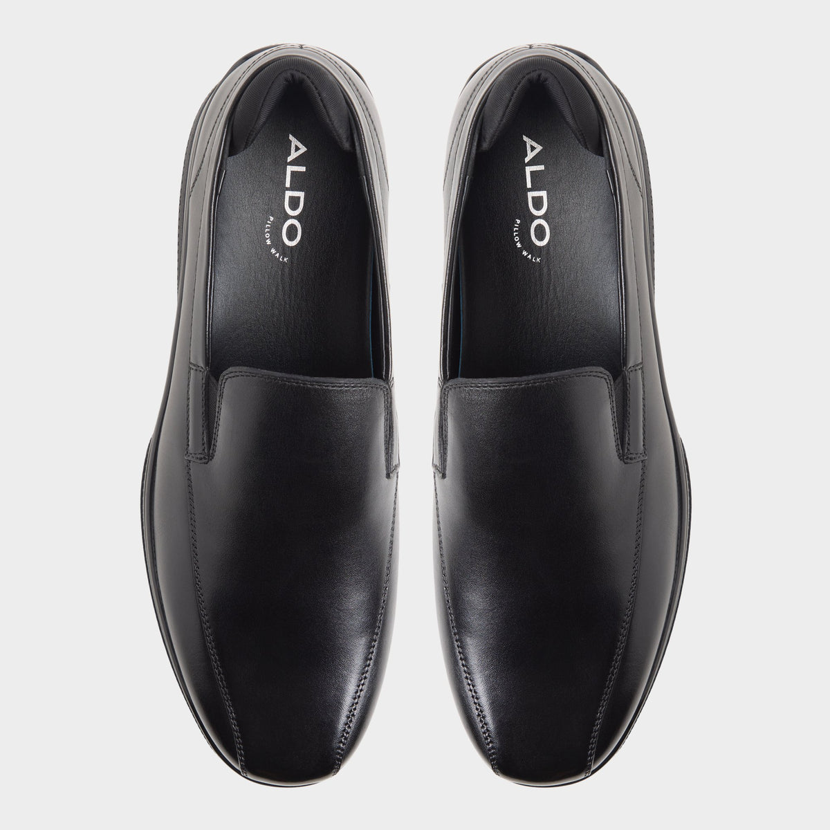 Top-down view of the Black Kason Loafer