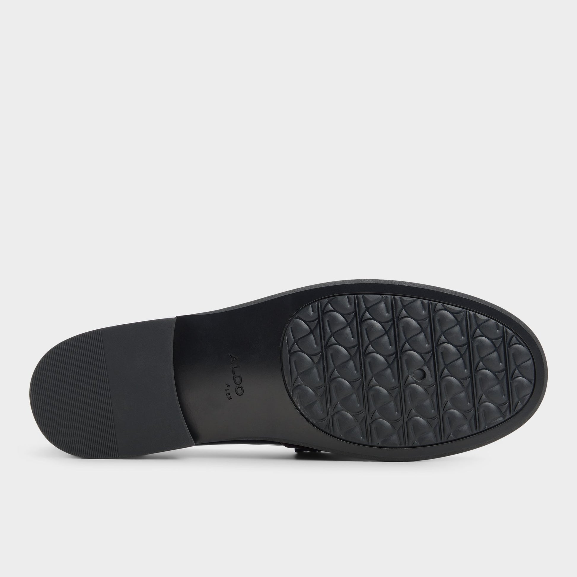 View of Navy multi Emil Loafer's sole