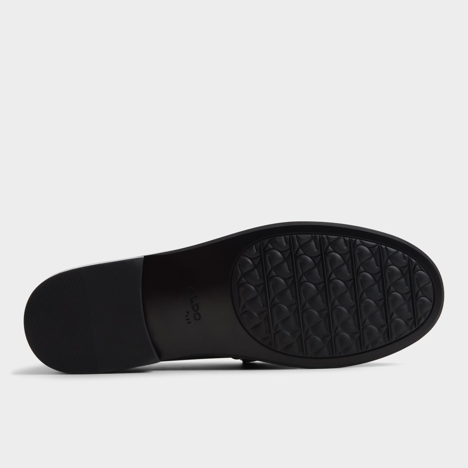 View of Black/white Emil Loafer's sole