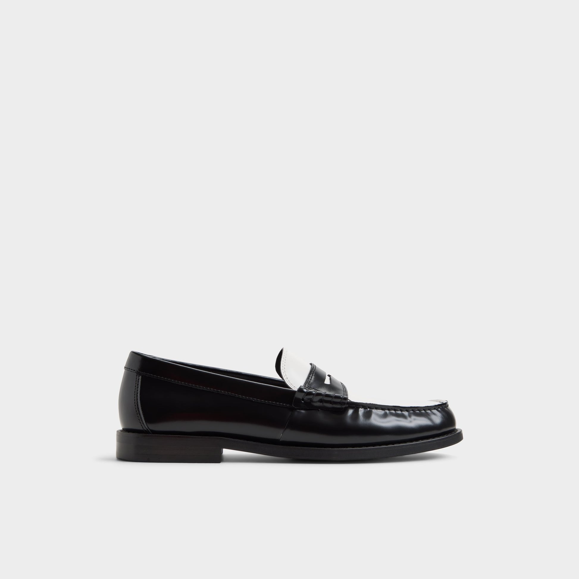 Main View of Black/white Emil Loafer for Mens