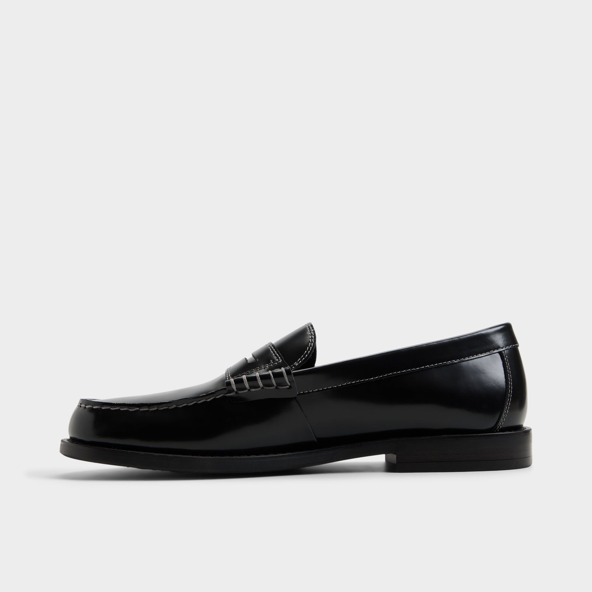 Side view of Black Emil Loafer
