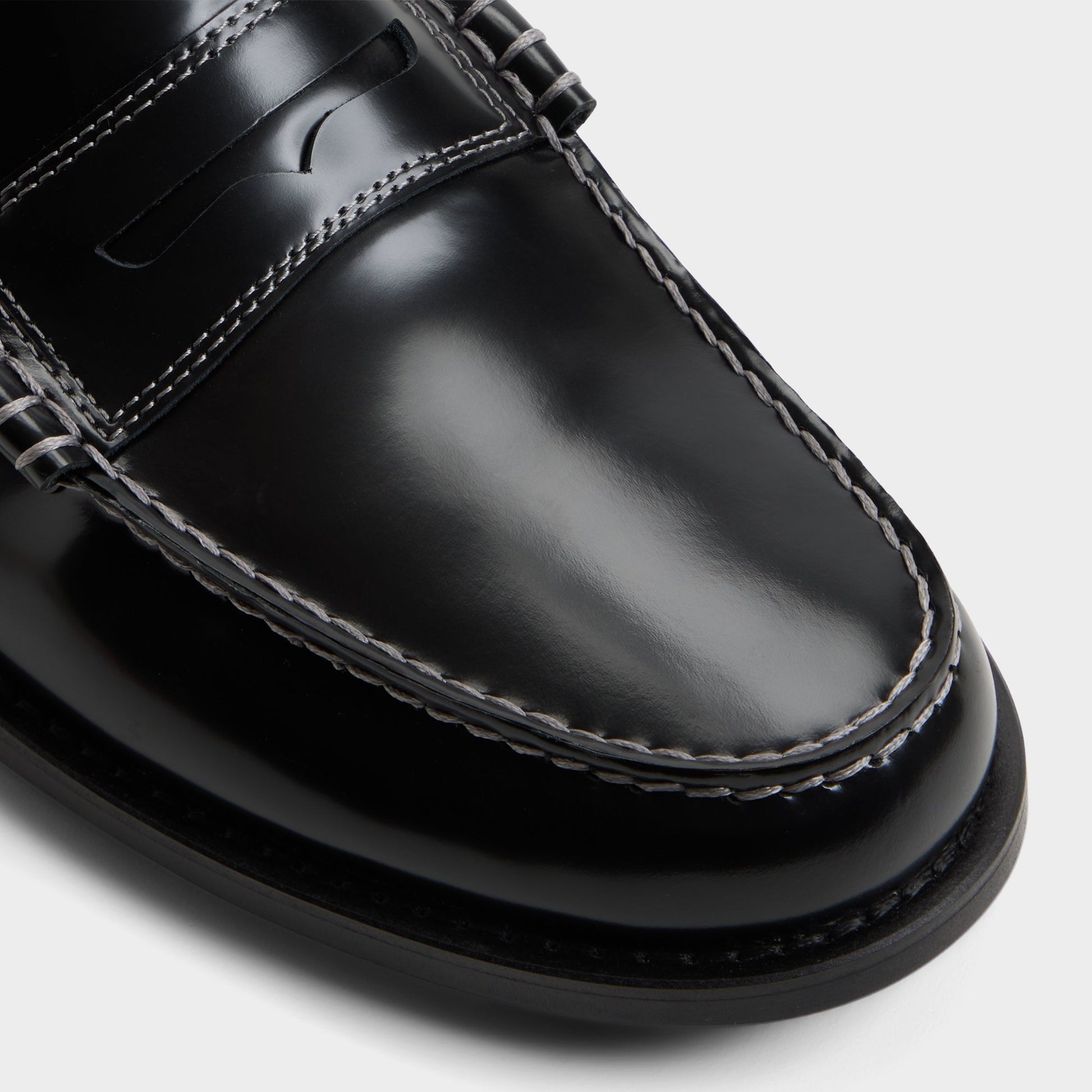 Close-up of the Black Emil Loafer