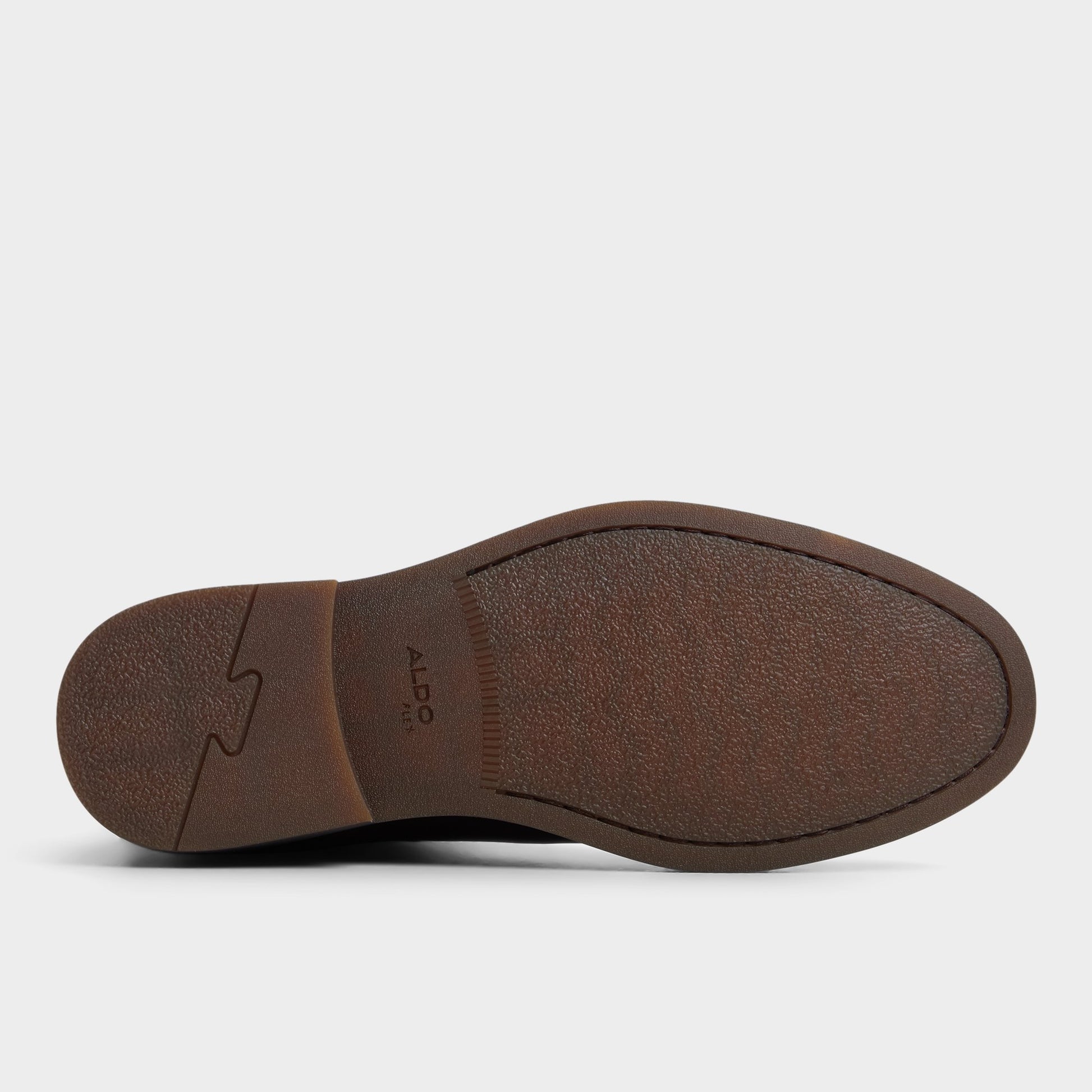 View of Dark brown Malmo Chelsea boot's sole