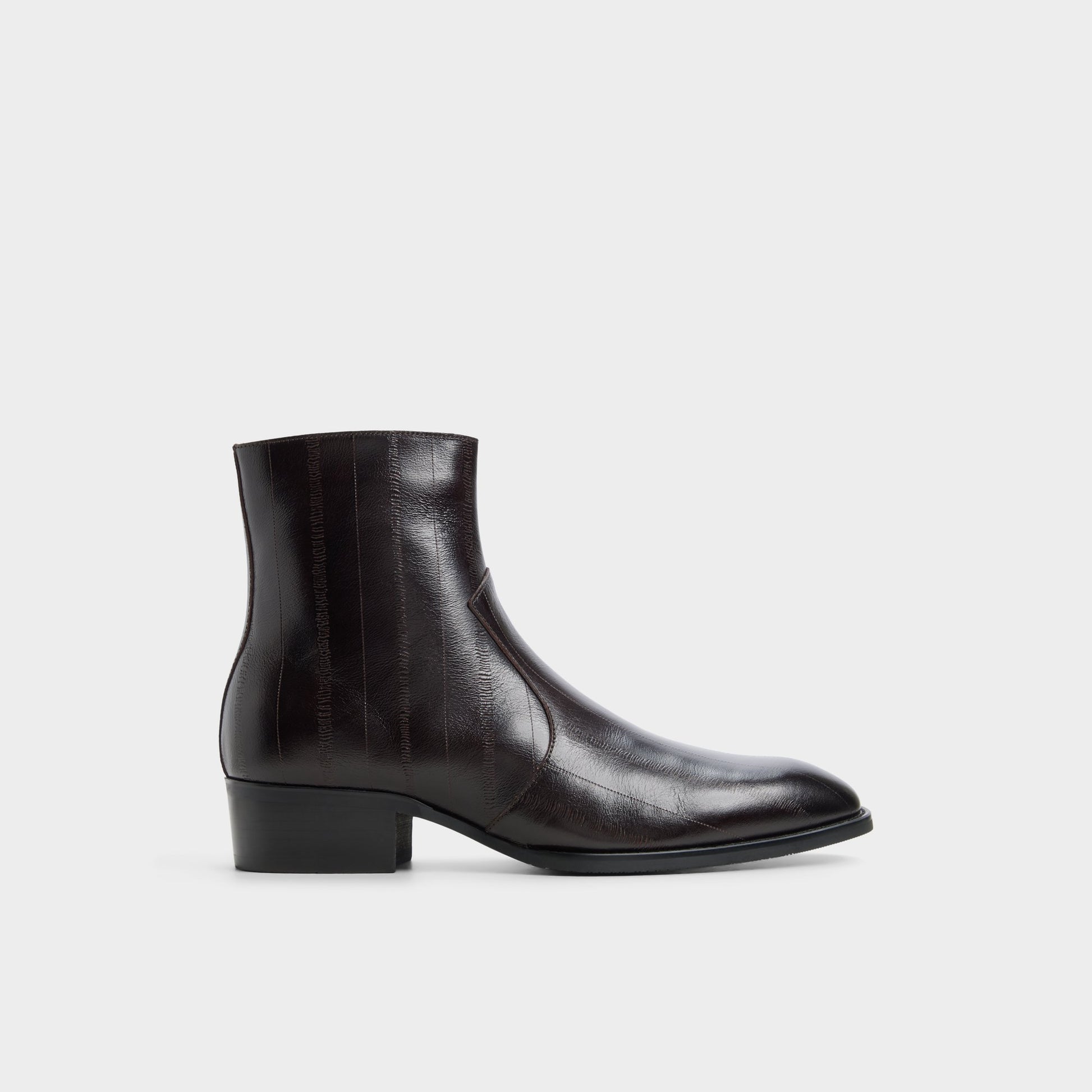 Main View of Dark brown Chander Ankle boot for Mens