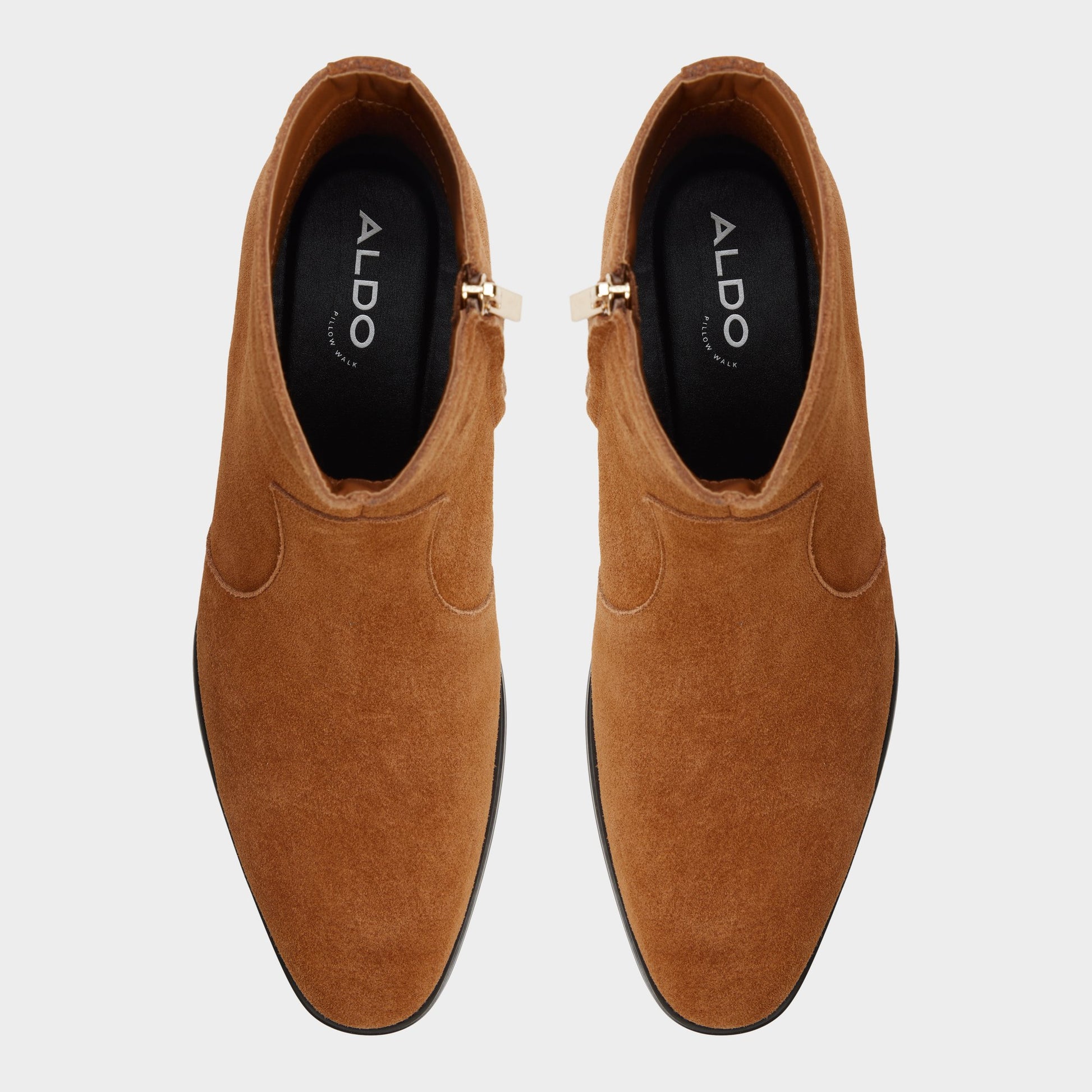 Top-down view of the Light brown Chander Ankle boot