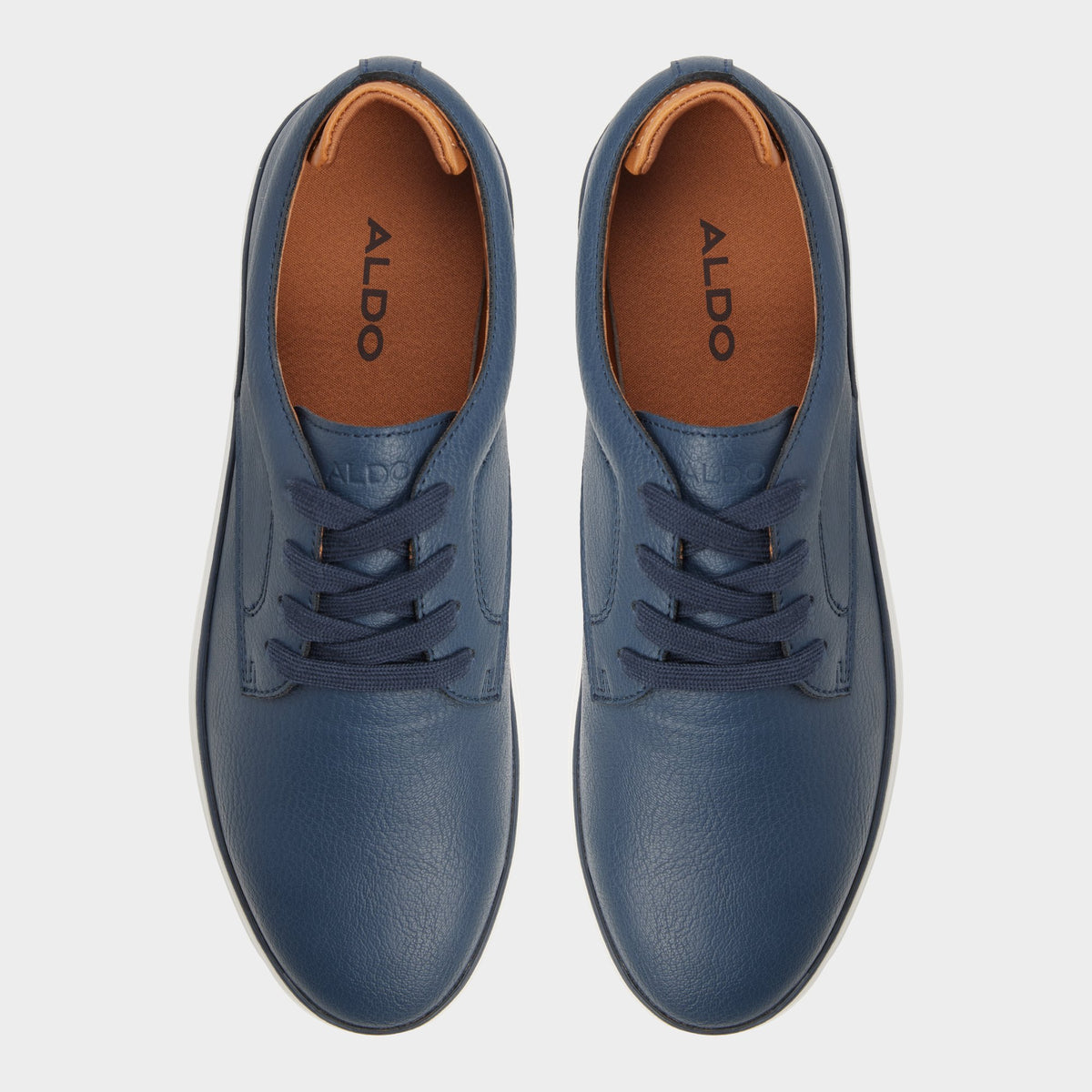 Top-down view of the Navy Ted Low top sneaker