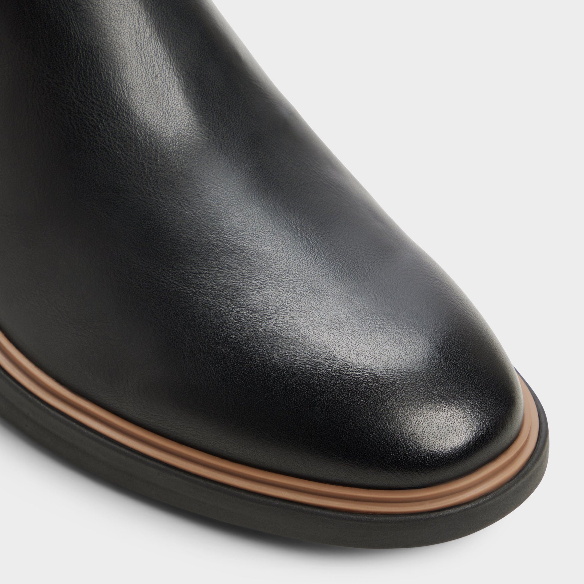 Close-up of the Black Pete Chelsea boot