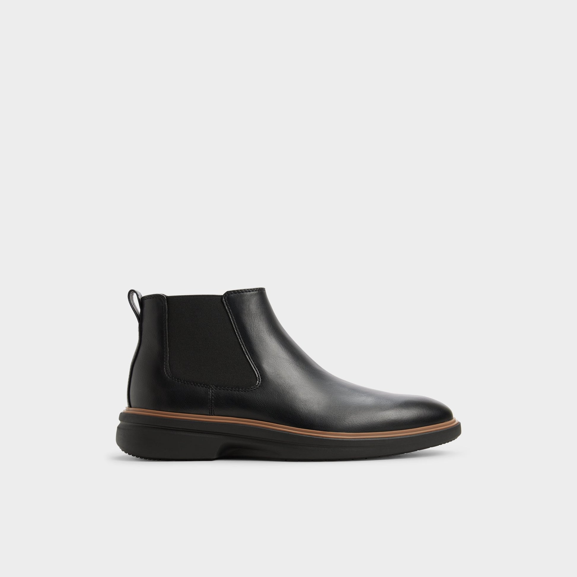 Main View of Black Pete Chelsea boot for Mens