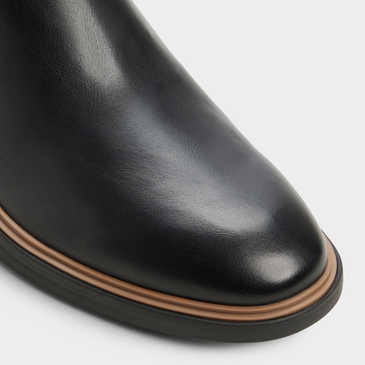 Close-up of the Black Pete Chelsea boot