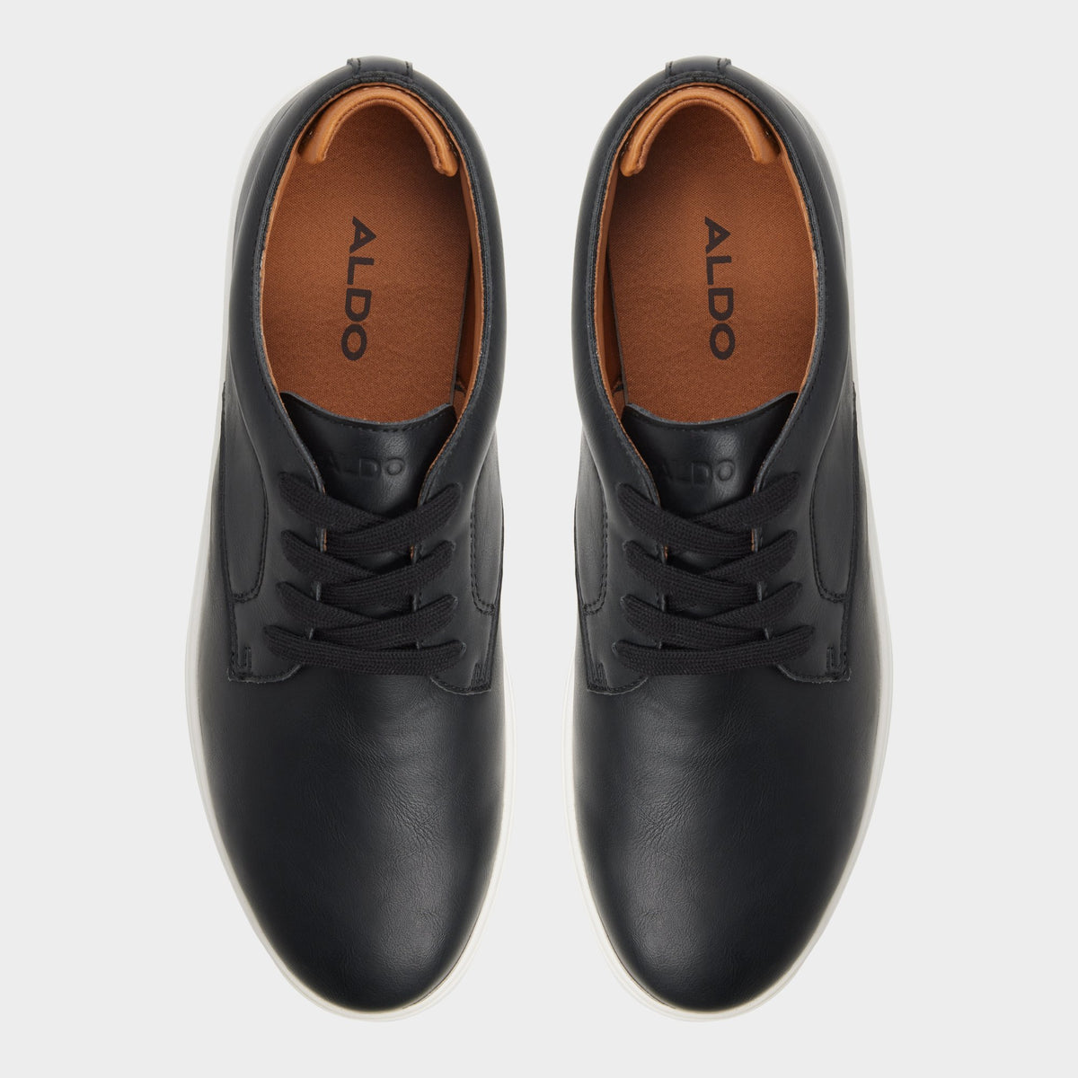 Top-down view of the Black Ted Low top sneaker