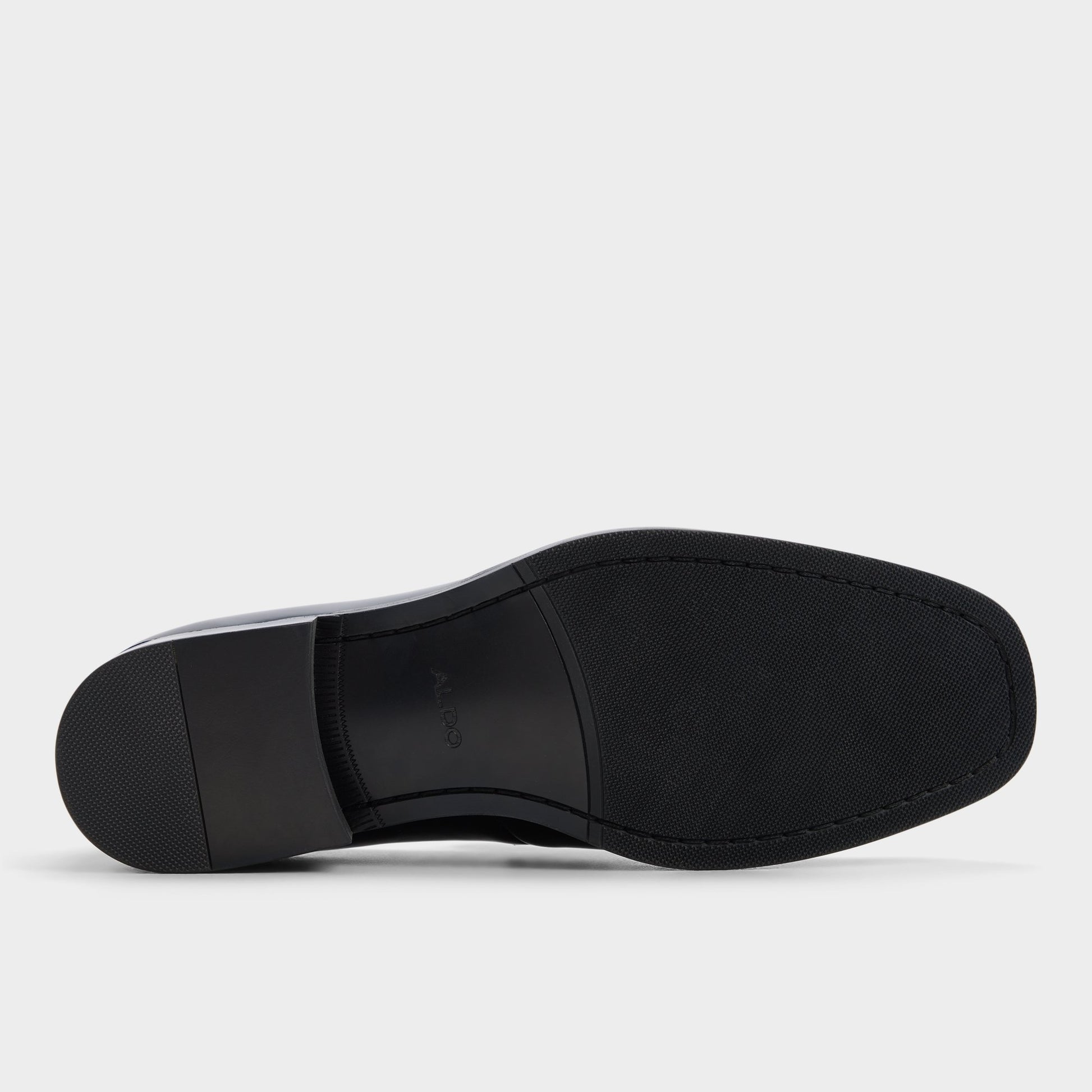 View of Black Theodor Loafer's sole