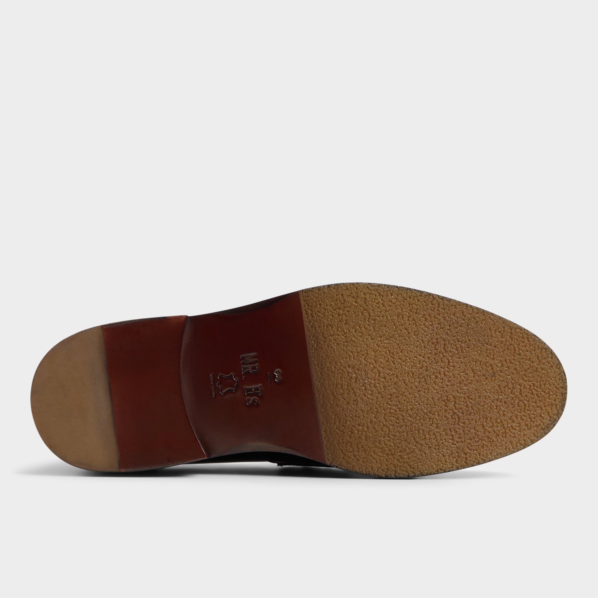 View of Black Mcrae Loafer's sole