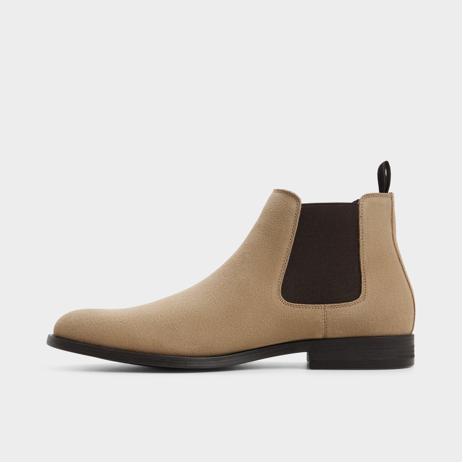 Side view of Other dark beige Ritchie Chelsea boot