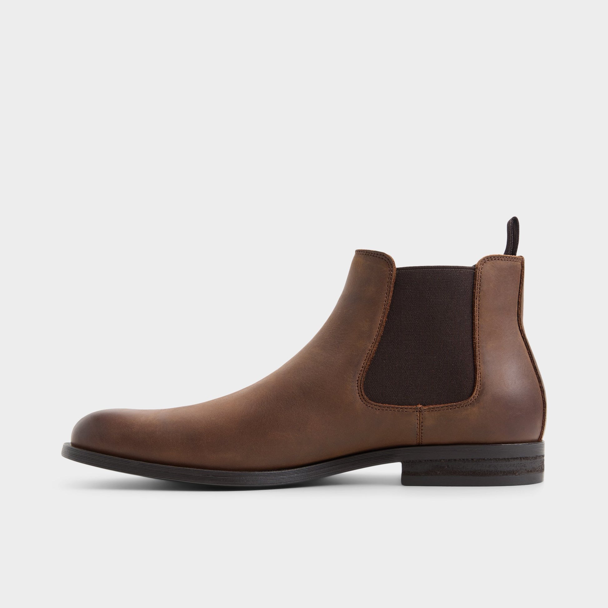 Side view of Brown Ritchie Chelsea boot
