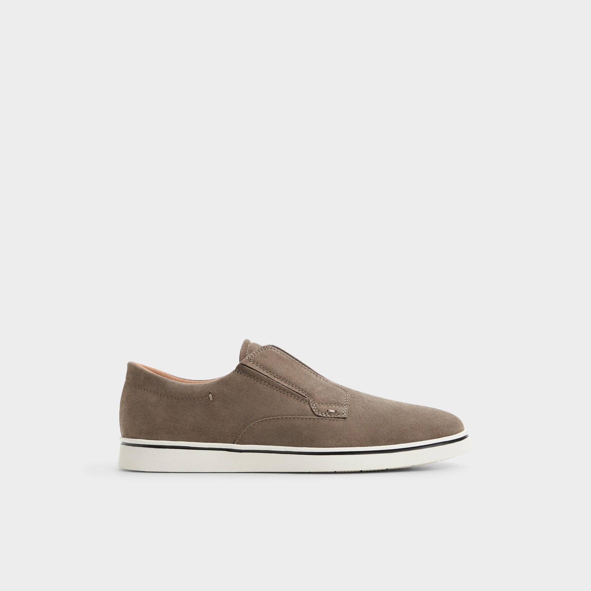 Main View of Medium grey Enio Slip-on sneaker for Mens