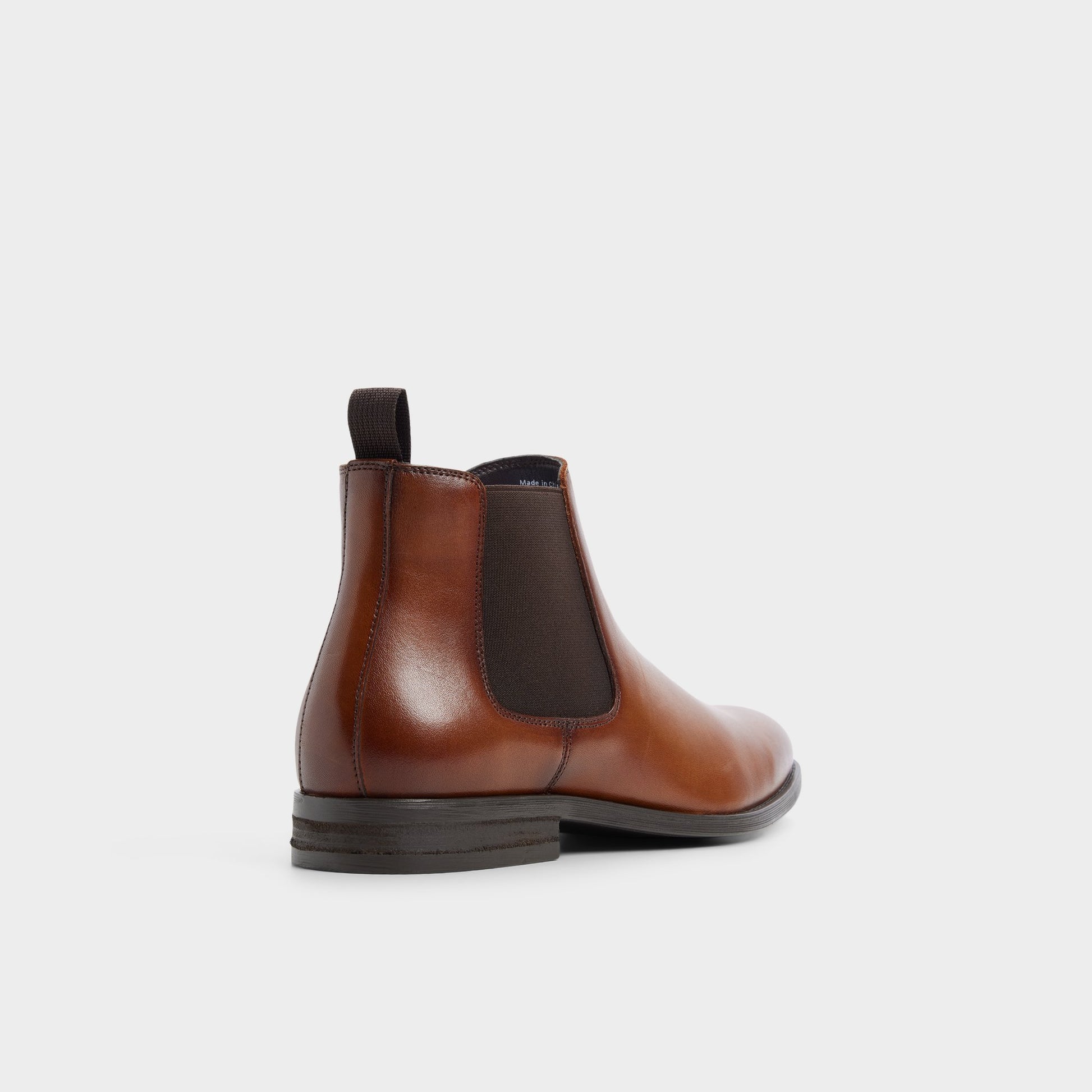 Three-quarter angle of Tan Ritchie Chelsea boot's back side