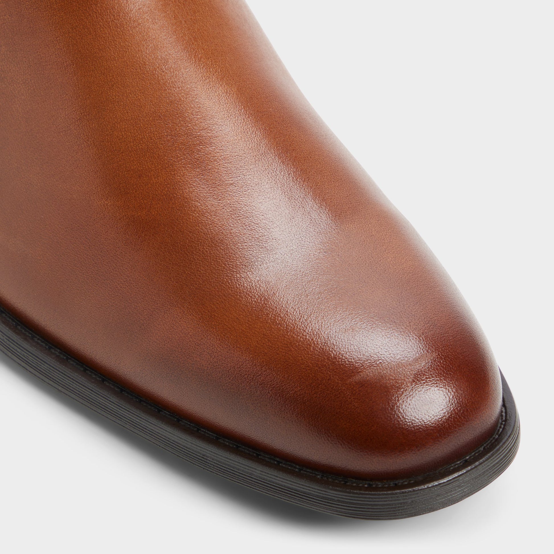 Close-up of the Tan Ritchie Chelsea boot