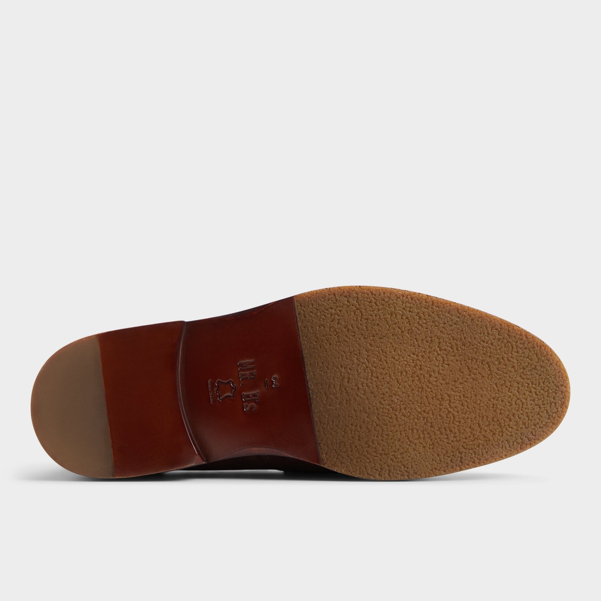View of Dark brown Mcrae Loafer's sole