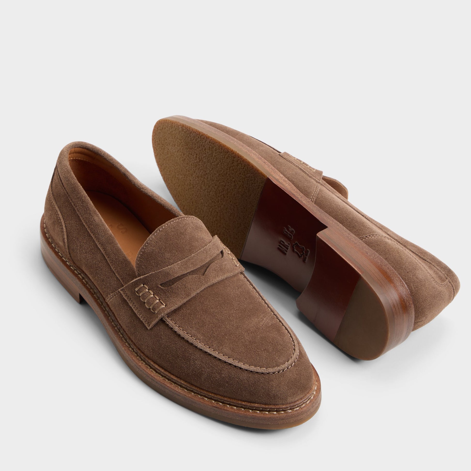 Highlighted view of a pair of Dark brown Mcrae Loafers