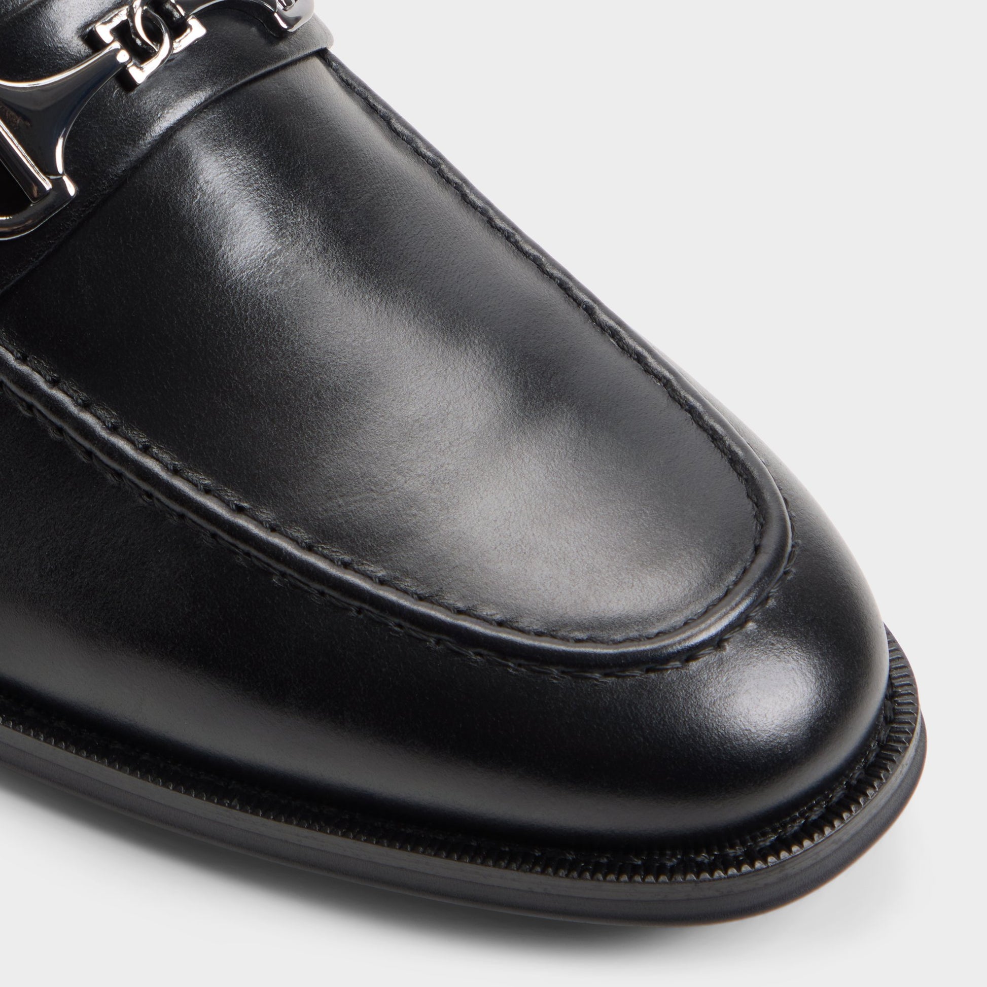 Close-up of the Black Antonino Loafer