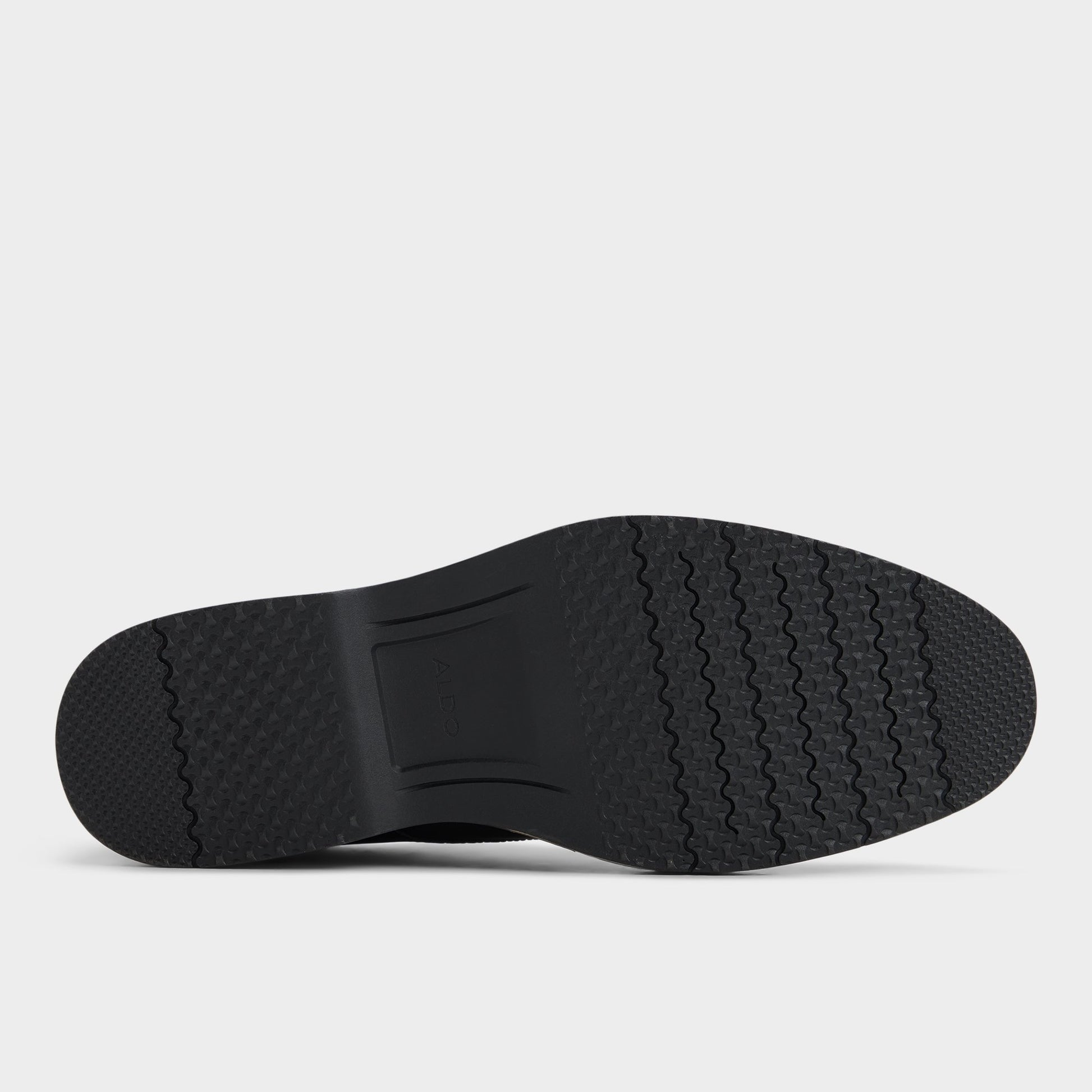 View of Black Terrano Oxford shoe's sole