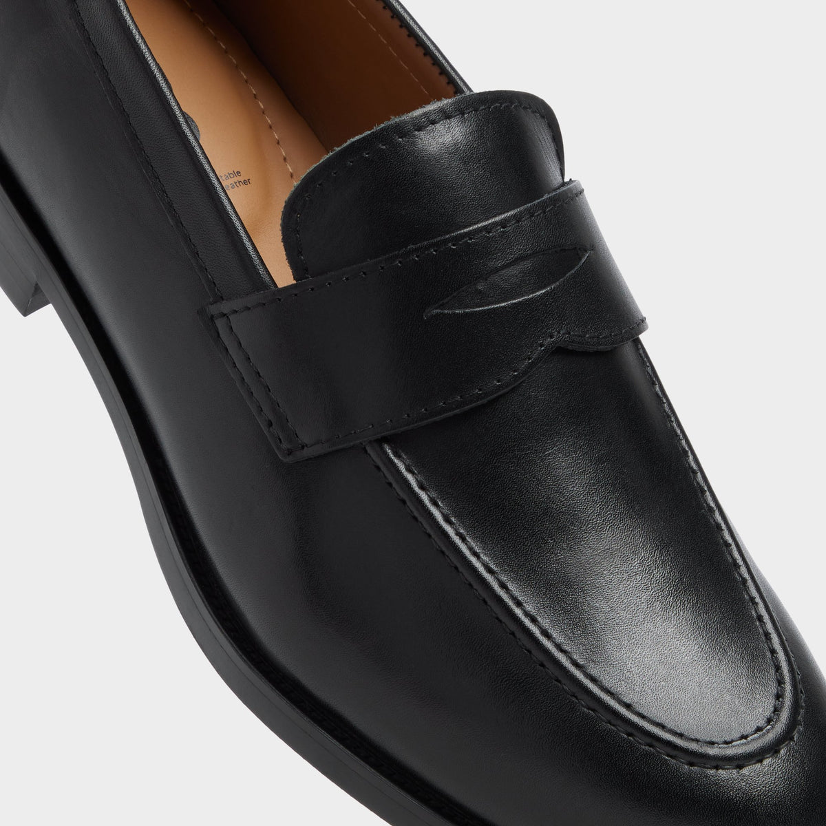 Close-up of the Black Iven Slip-on