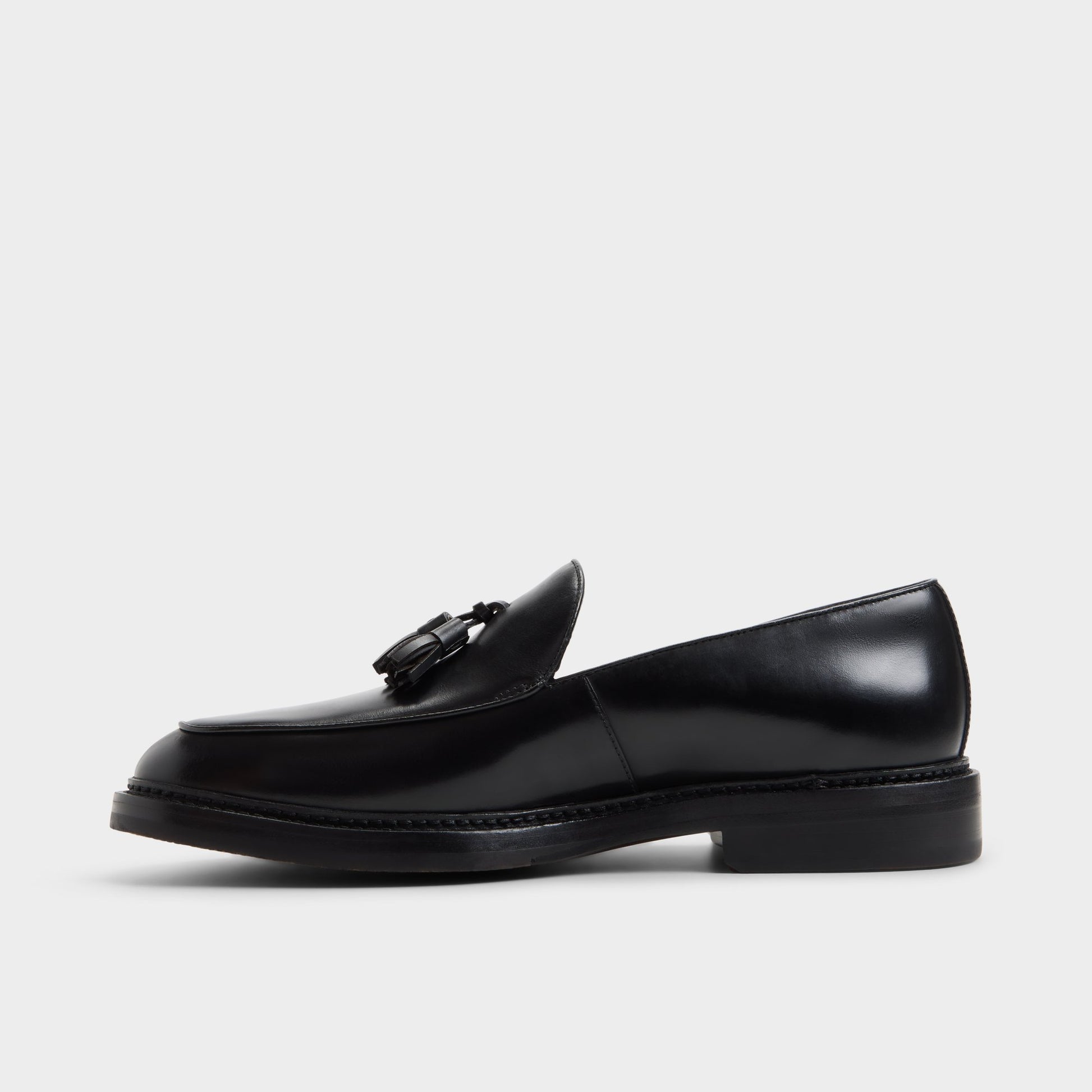 Side view of Black Gaston Loafer
