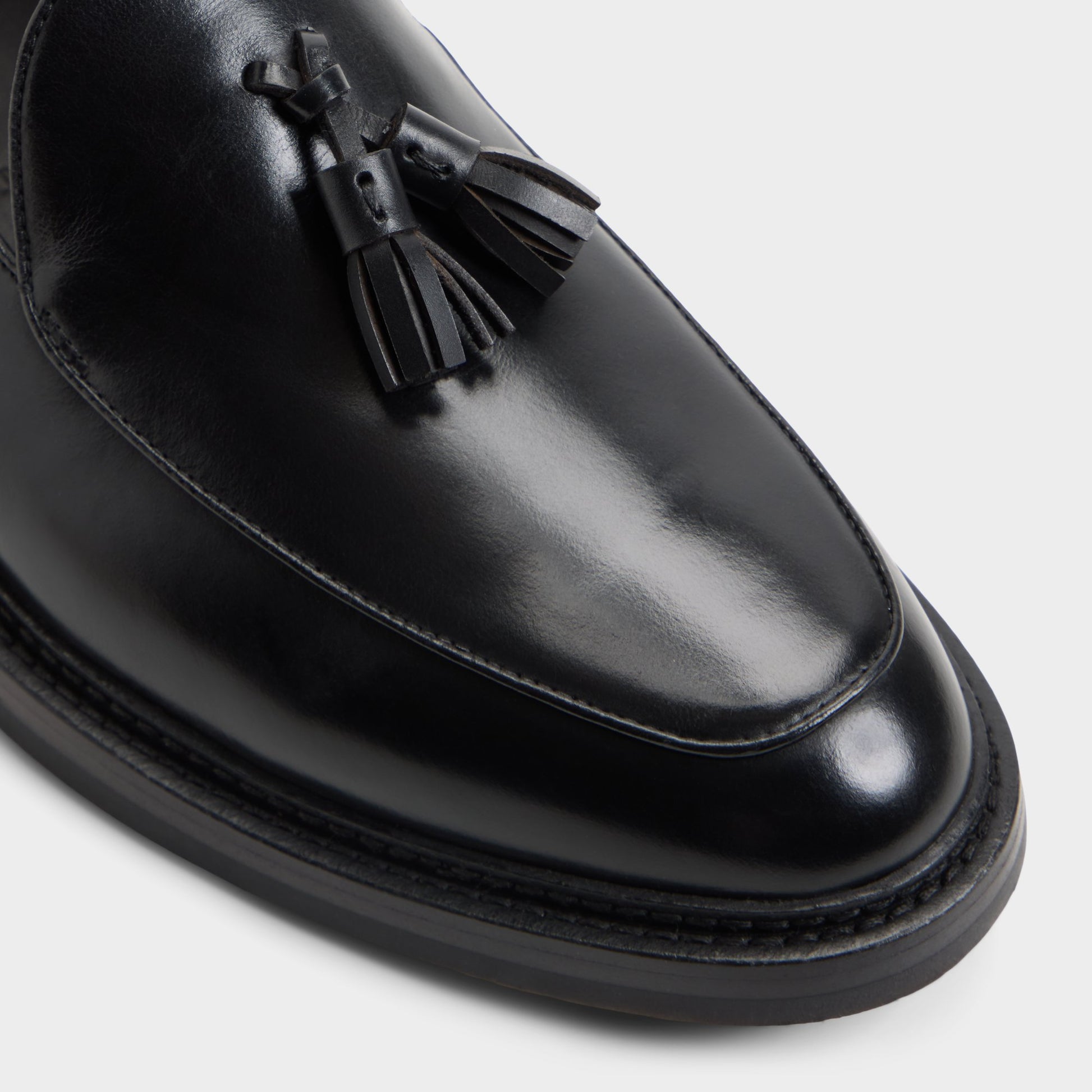 Close-up of the Black Gaston Loafer