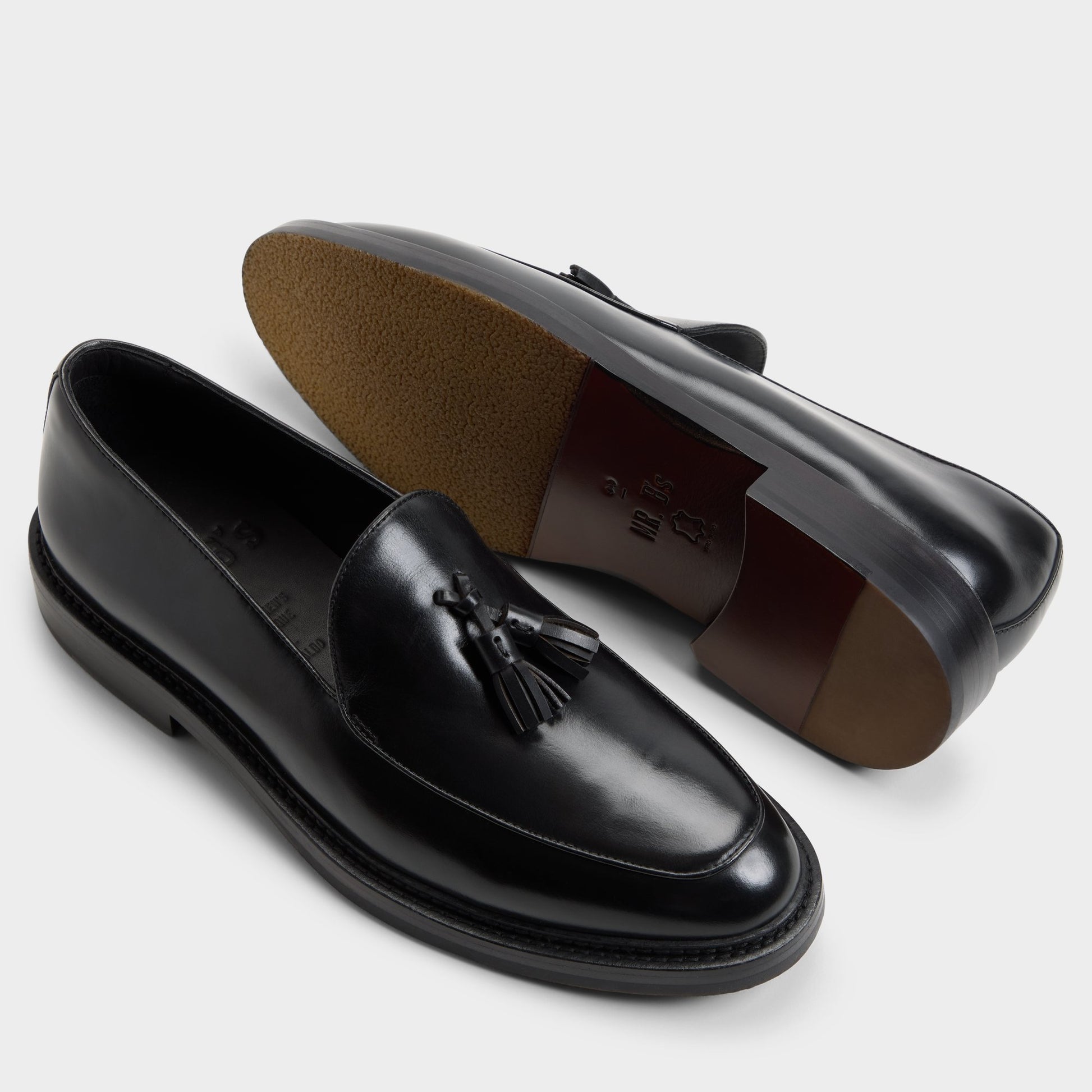 Highlighted view of a pair of Black Gaston Loafers