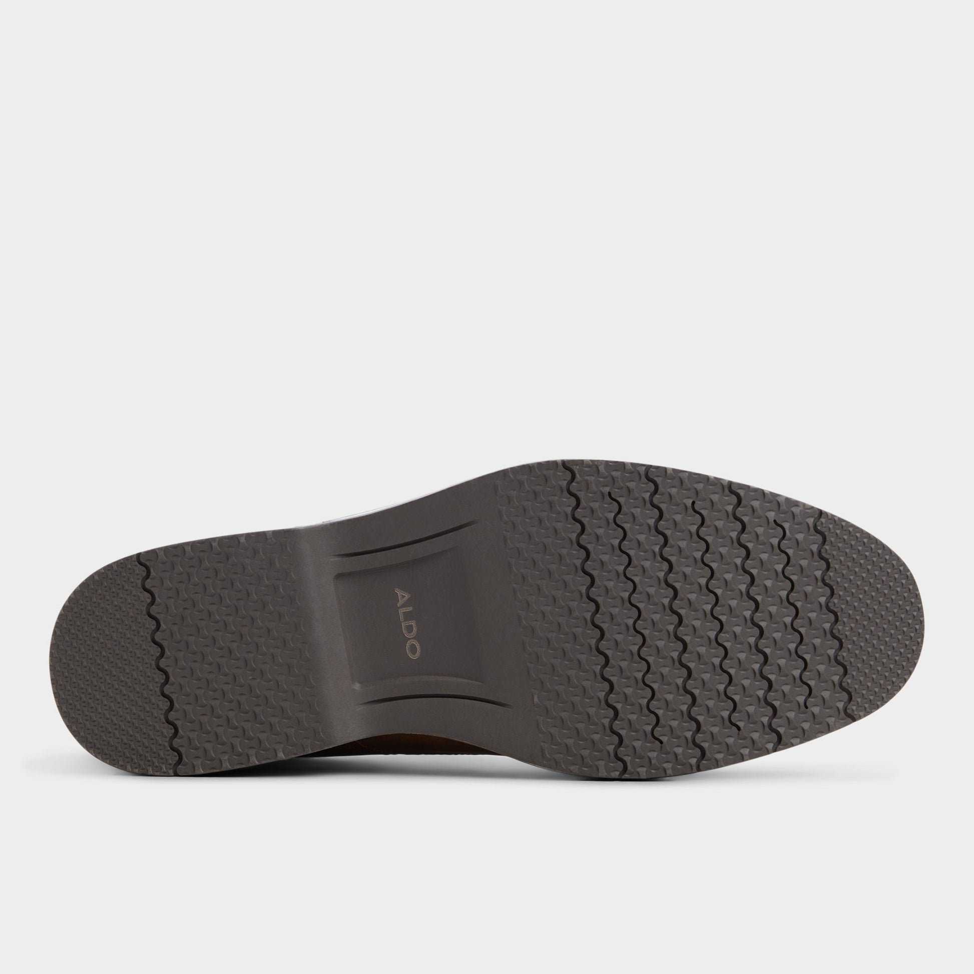 View of Tan Terrano Oxford shoe's sole