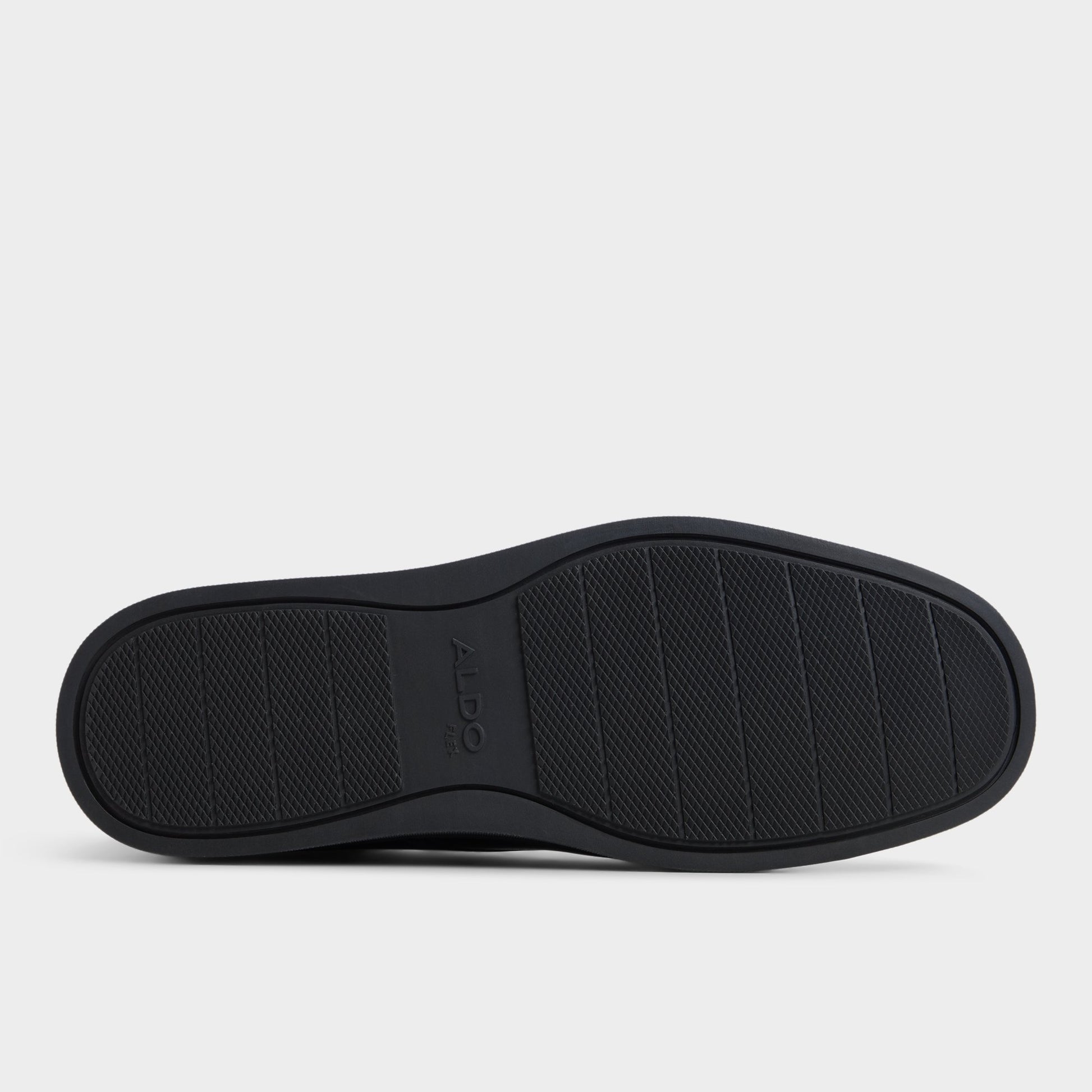 View of Black/black Dougie Slip-on sneaker's sole