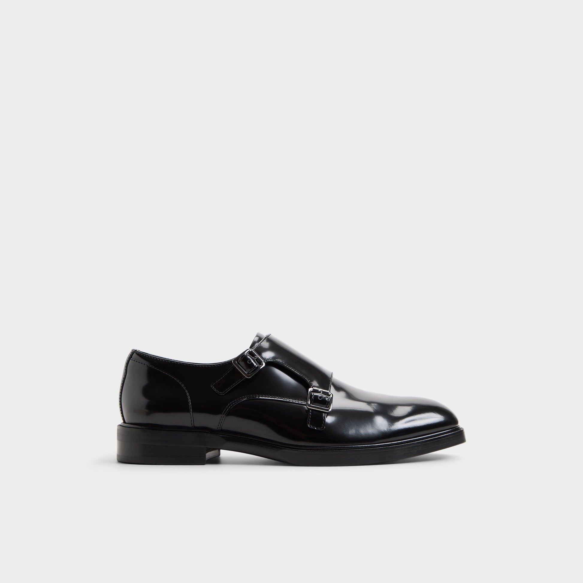 Main View of Black Lowry Monkstrap loafer for Mens