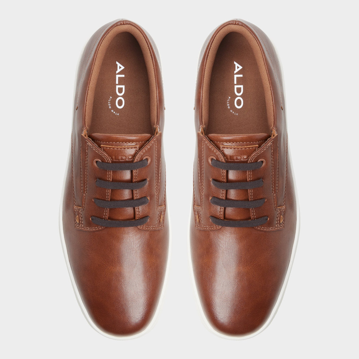 Top-down view of the Tan Dougie Slip-on sneaker