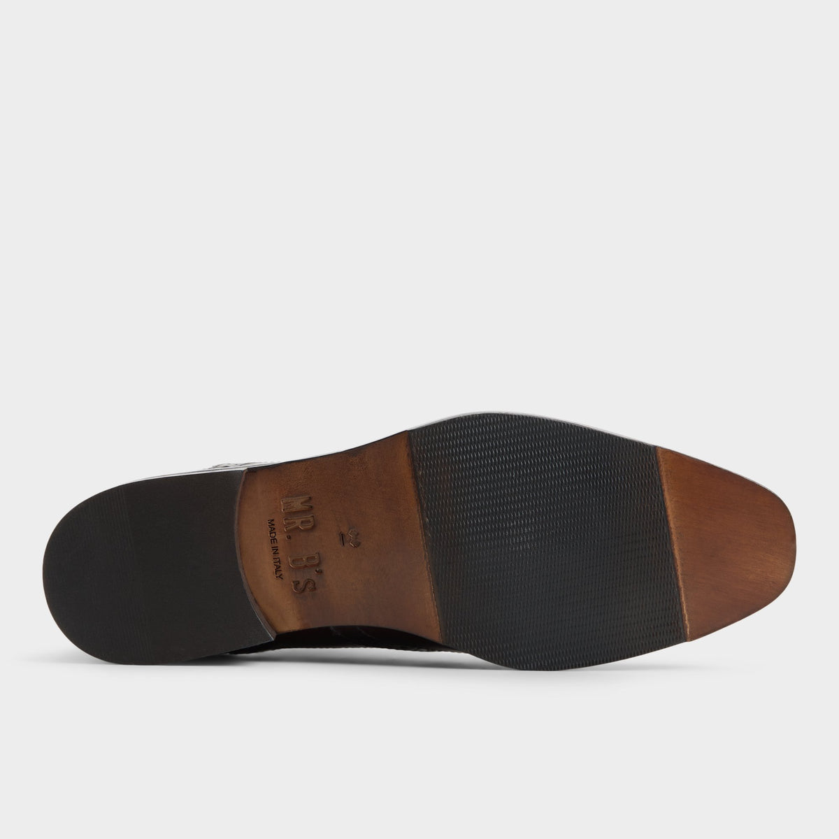 View of Brown Fillipo Brogue lace-up shoe's sole