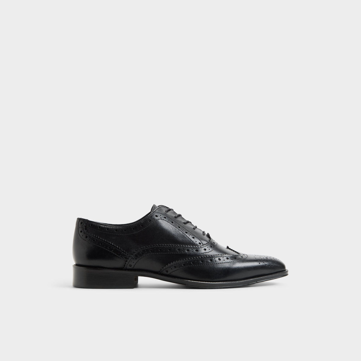 Main View of Black Fillipo Brogue lace-up shoe for Mens