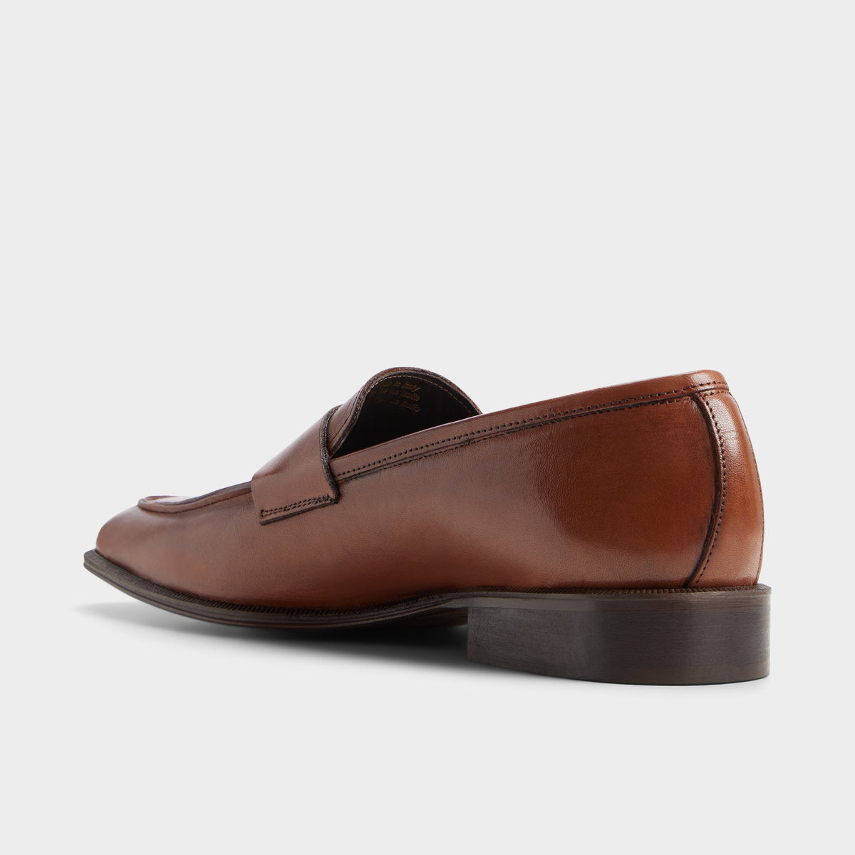 Side view of Tan Davio Loafer