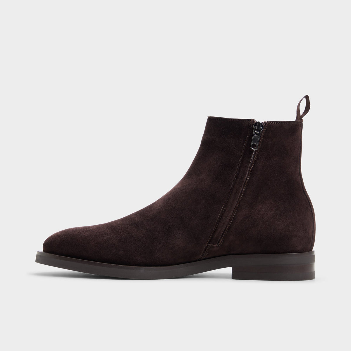 Side view of Brown Mesar Chelsea boot