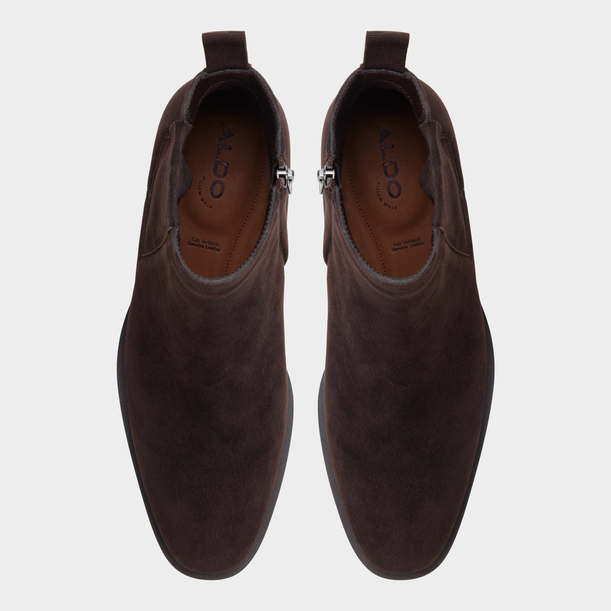 Top-down view of the Brown Mesar Chelsea boot