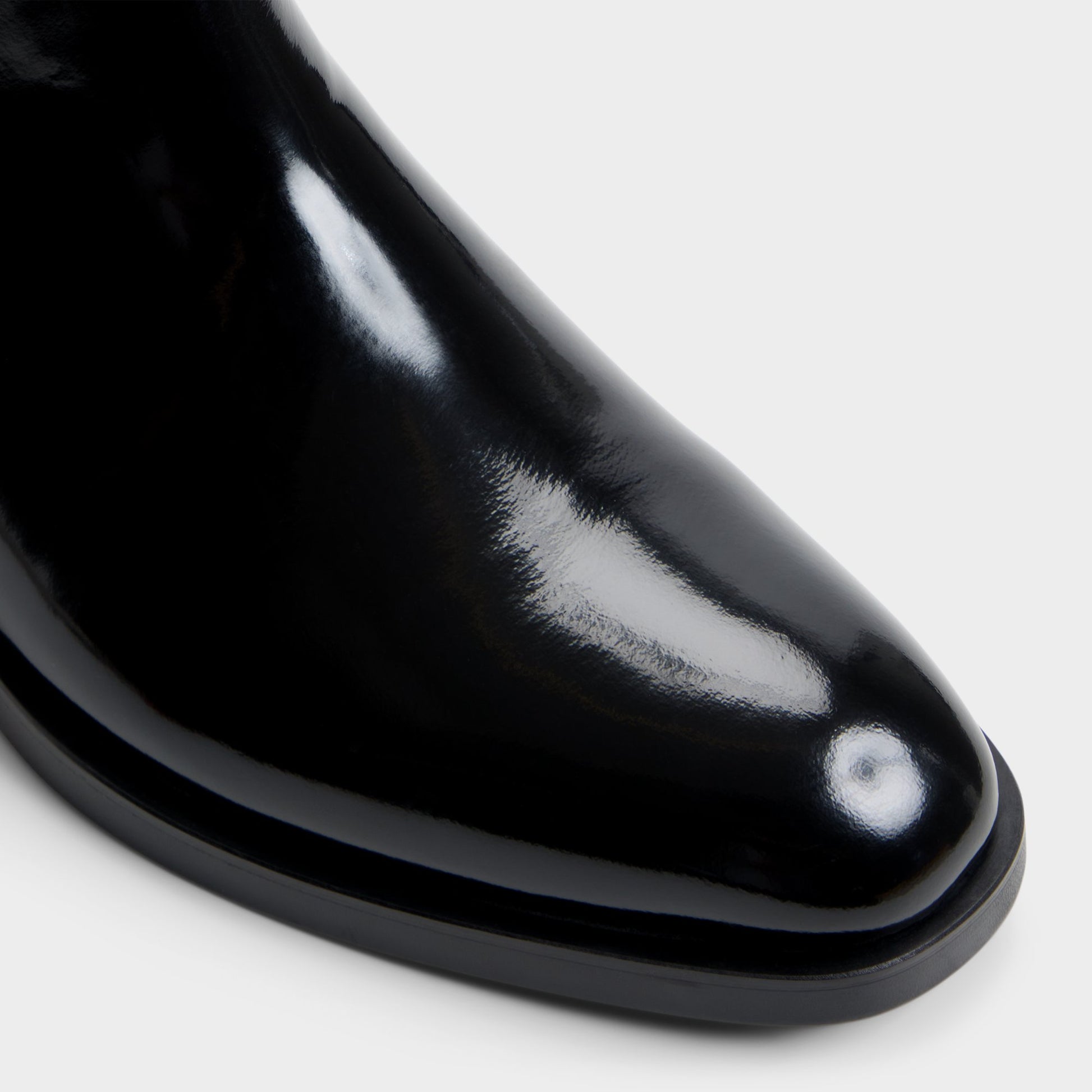 Close-up of the Black Nik Chelsea boot