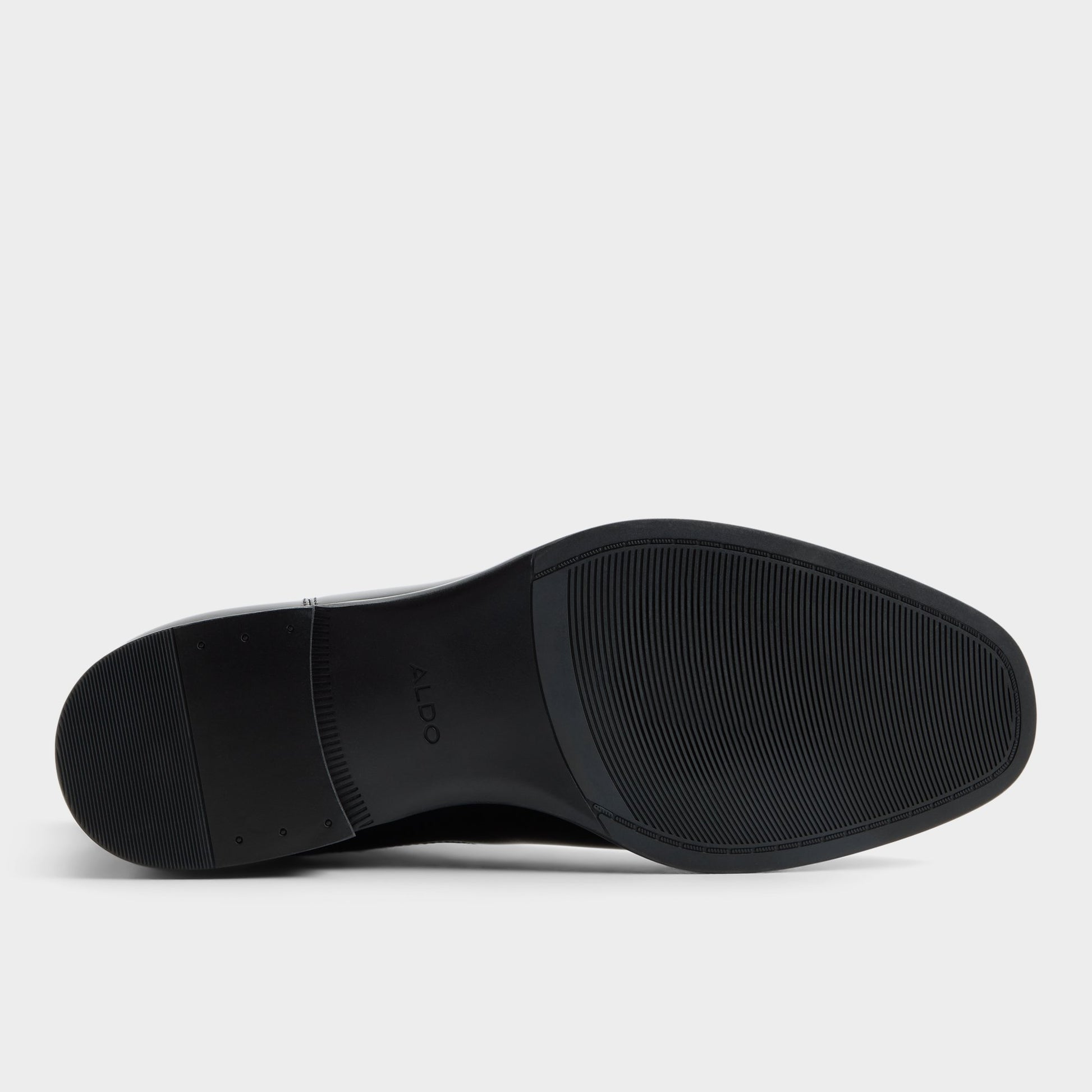 View of Black Nik Chelsea boot's sole