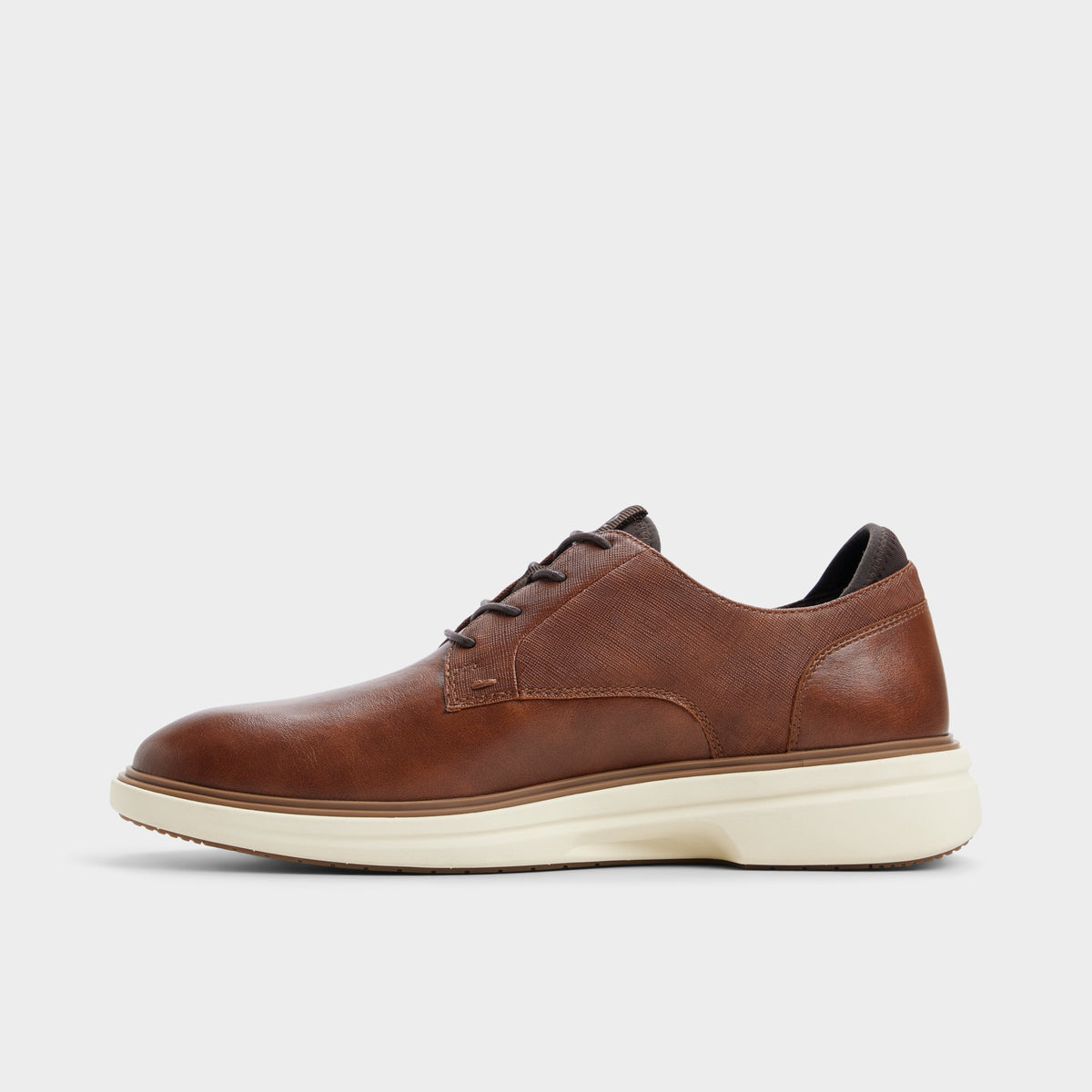 Vue latérale de Beige Tadeo Chaussure Oxford