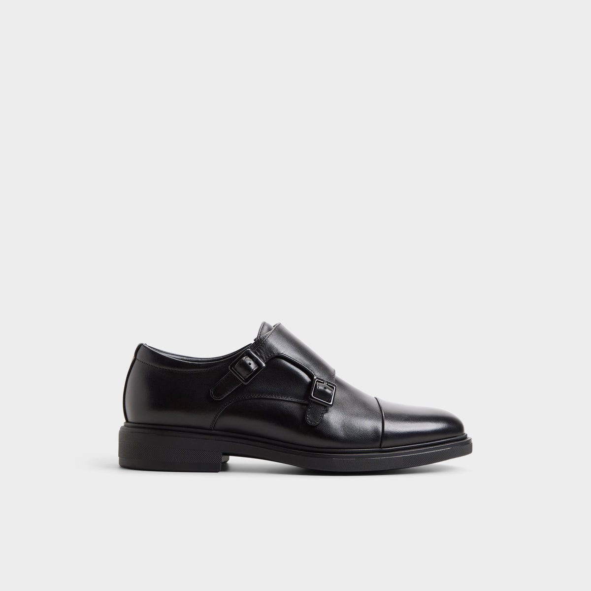Vue principale de Noir Leandro Flâneur double boucle pour Hommes