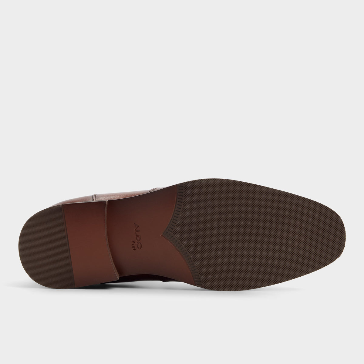 View of Medium brown Bartell Chelsea boot's sole