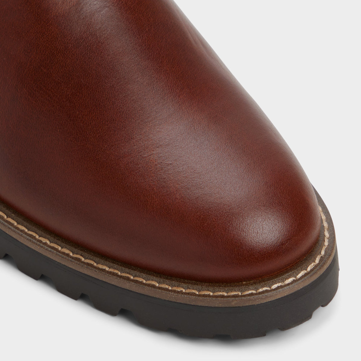Close-up of the Tan Hayton Chelsea boot