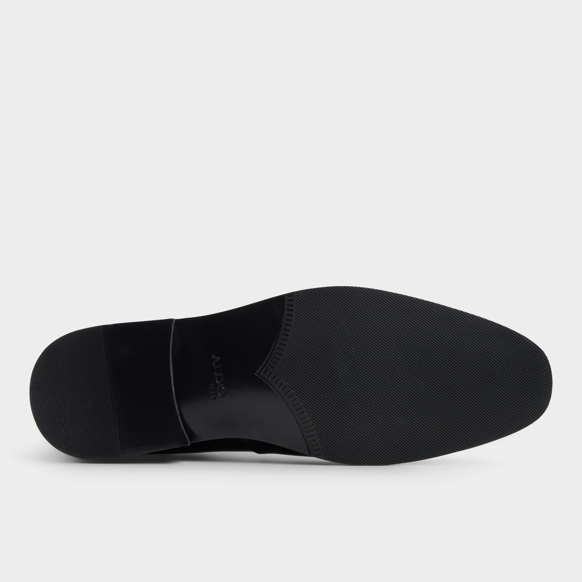 View of Black Bartell Chelsea boot's sole