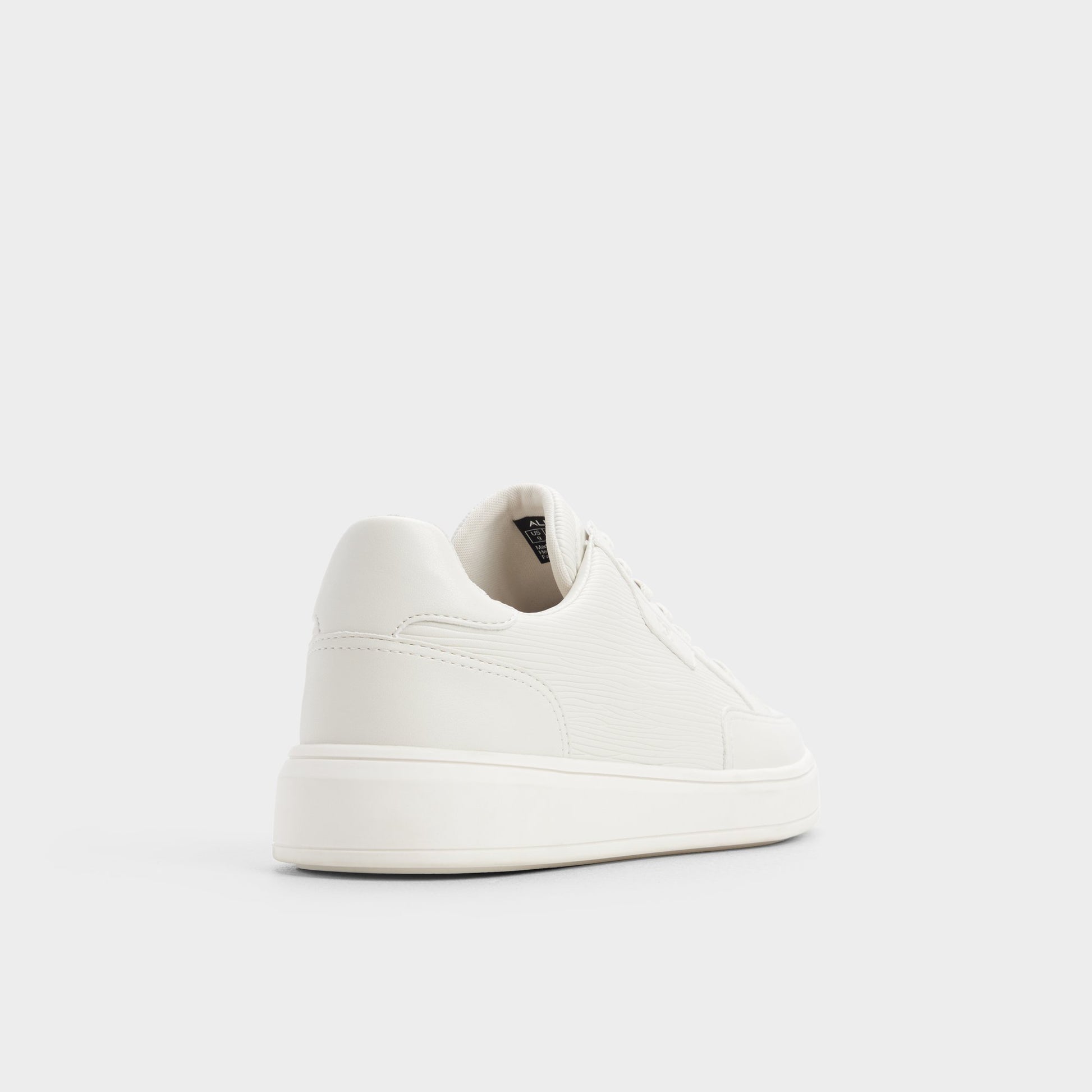 Three-quarter angle of Other white Miko Low top sneaker's back side