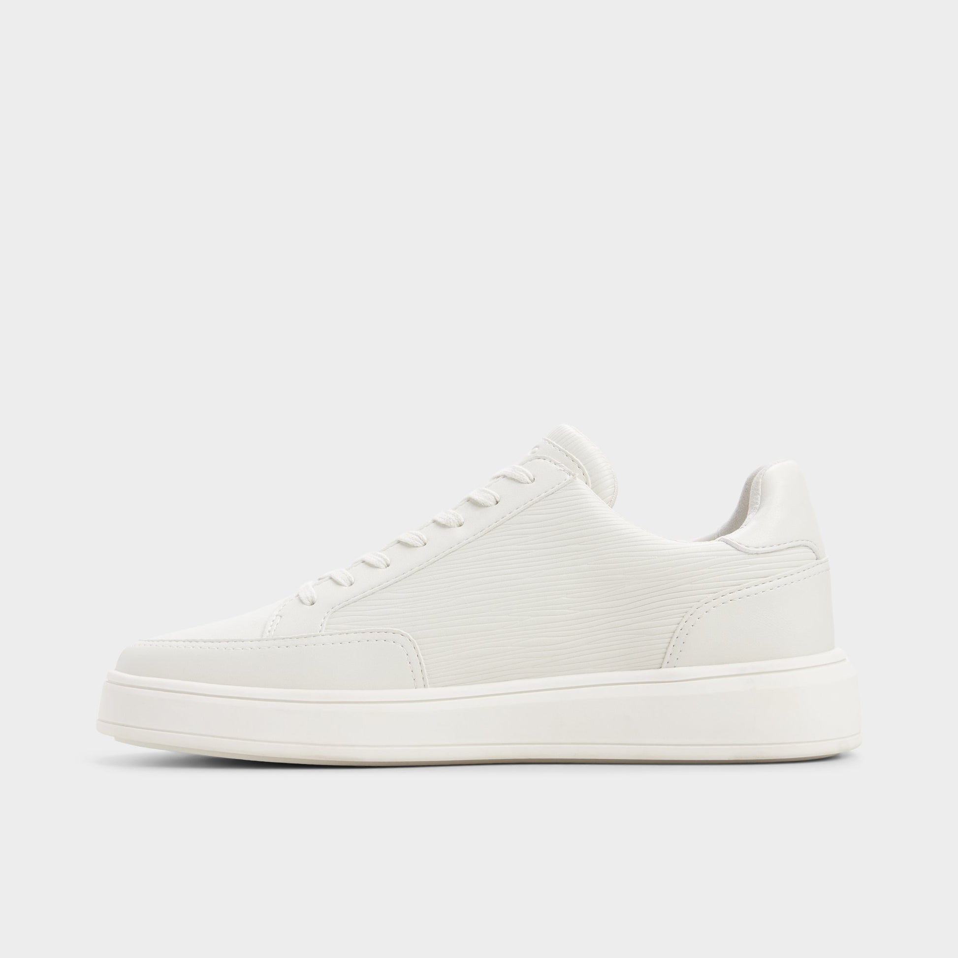Side view of Other white Miko Low top sneaker