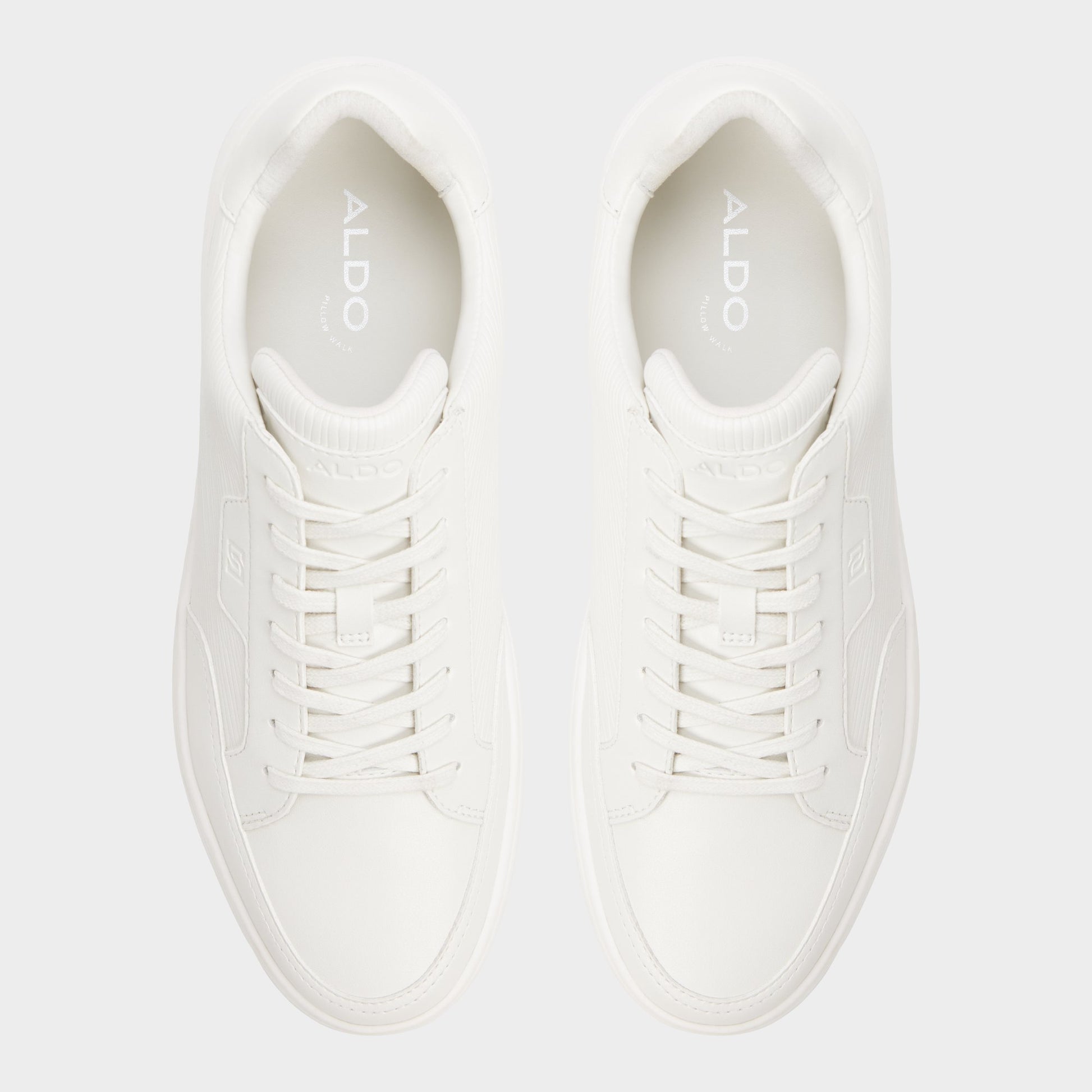 Top-down view of the Other white Miko Low top sneaker