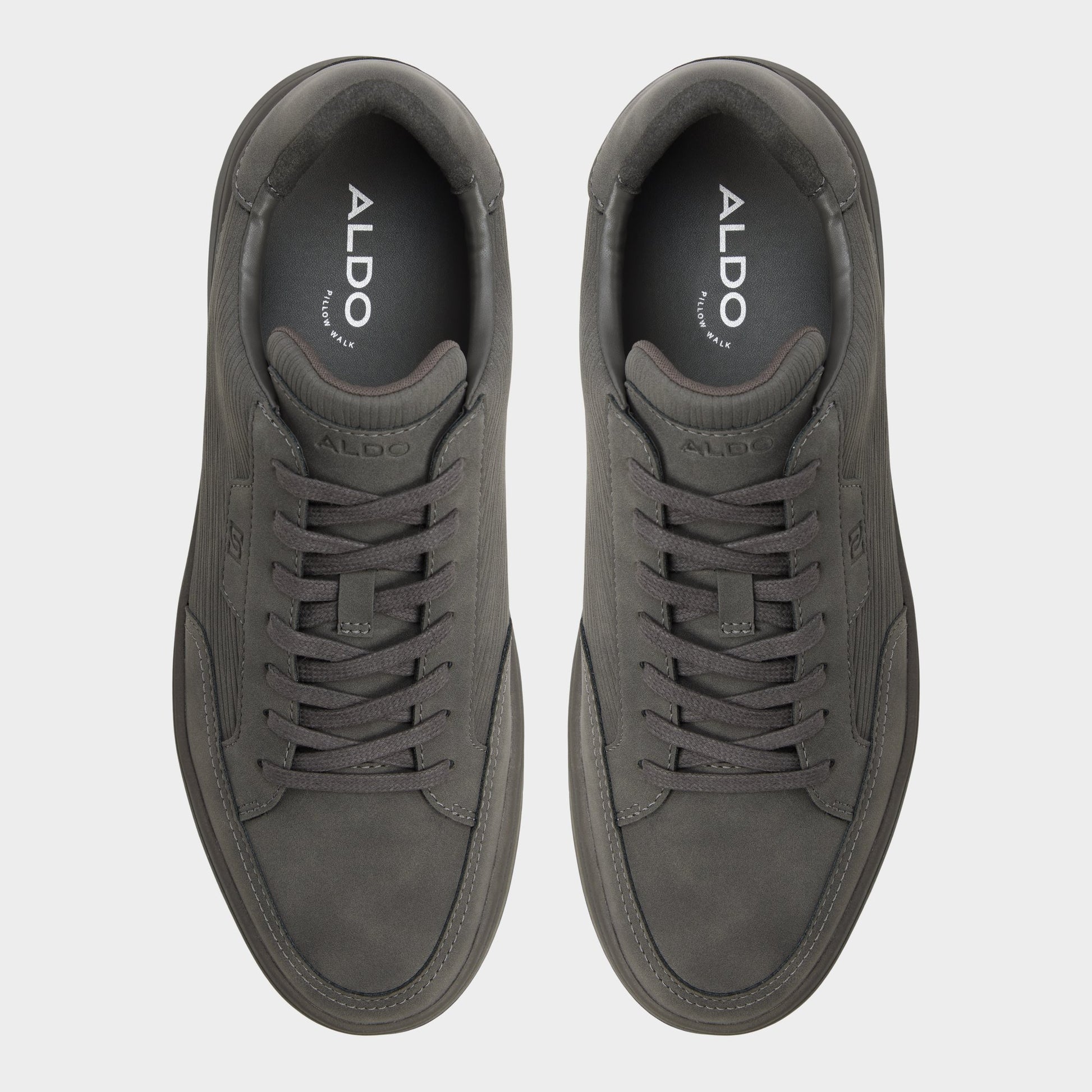 Top-down view of the Charcoal Miko Low top sneaker