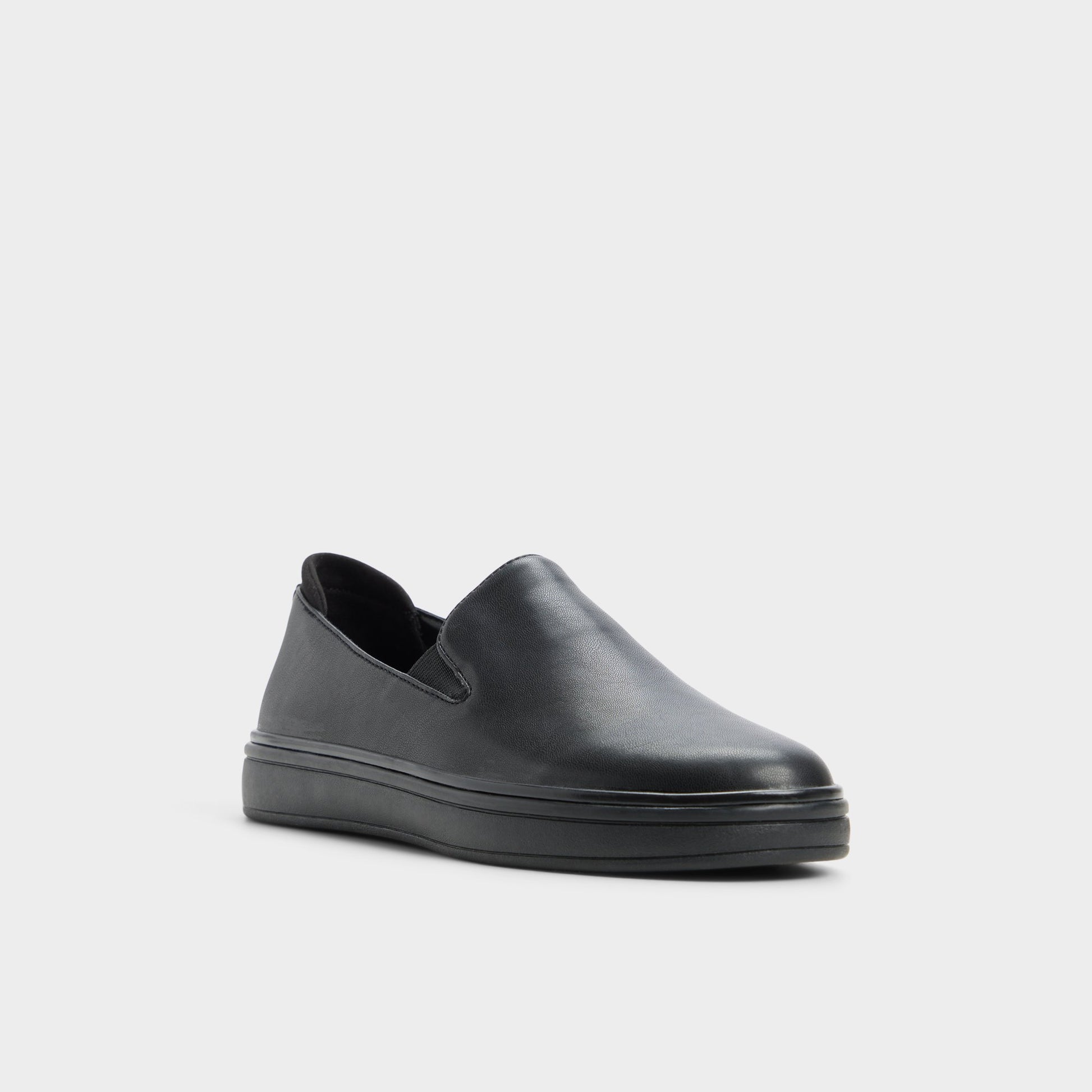 Three-quarter angle of Other black Ballivian Loafer's front side